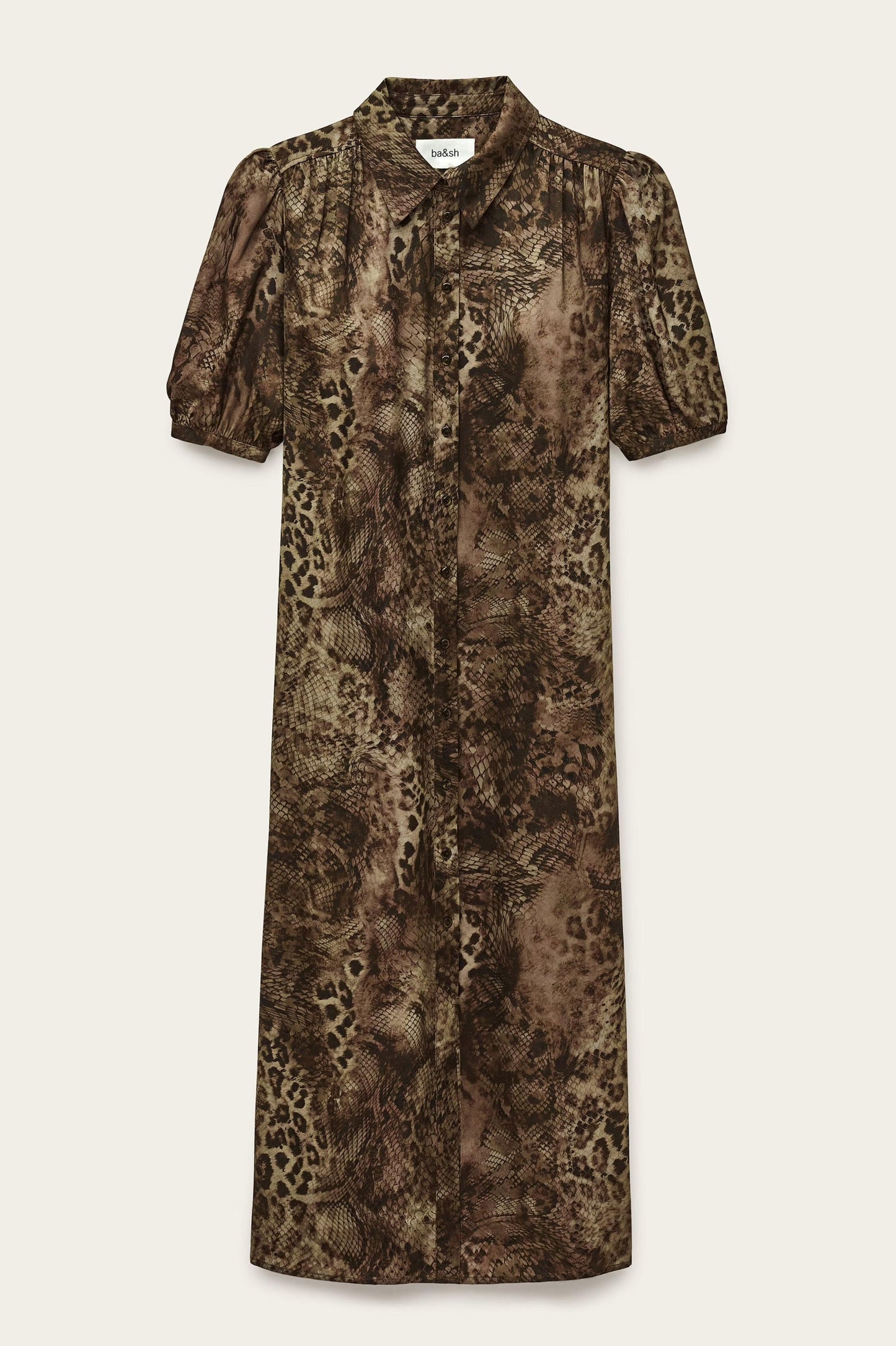 ba&sh Dress Corma Green