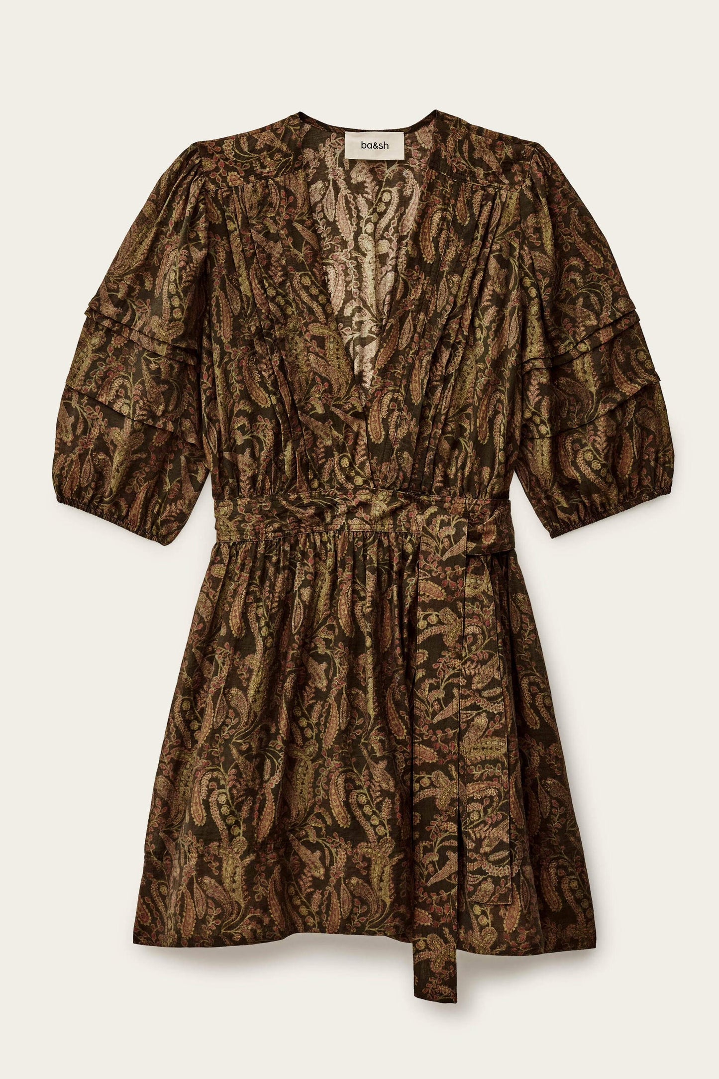 ba&sh Dress Teodora Green