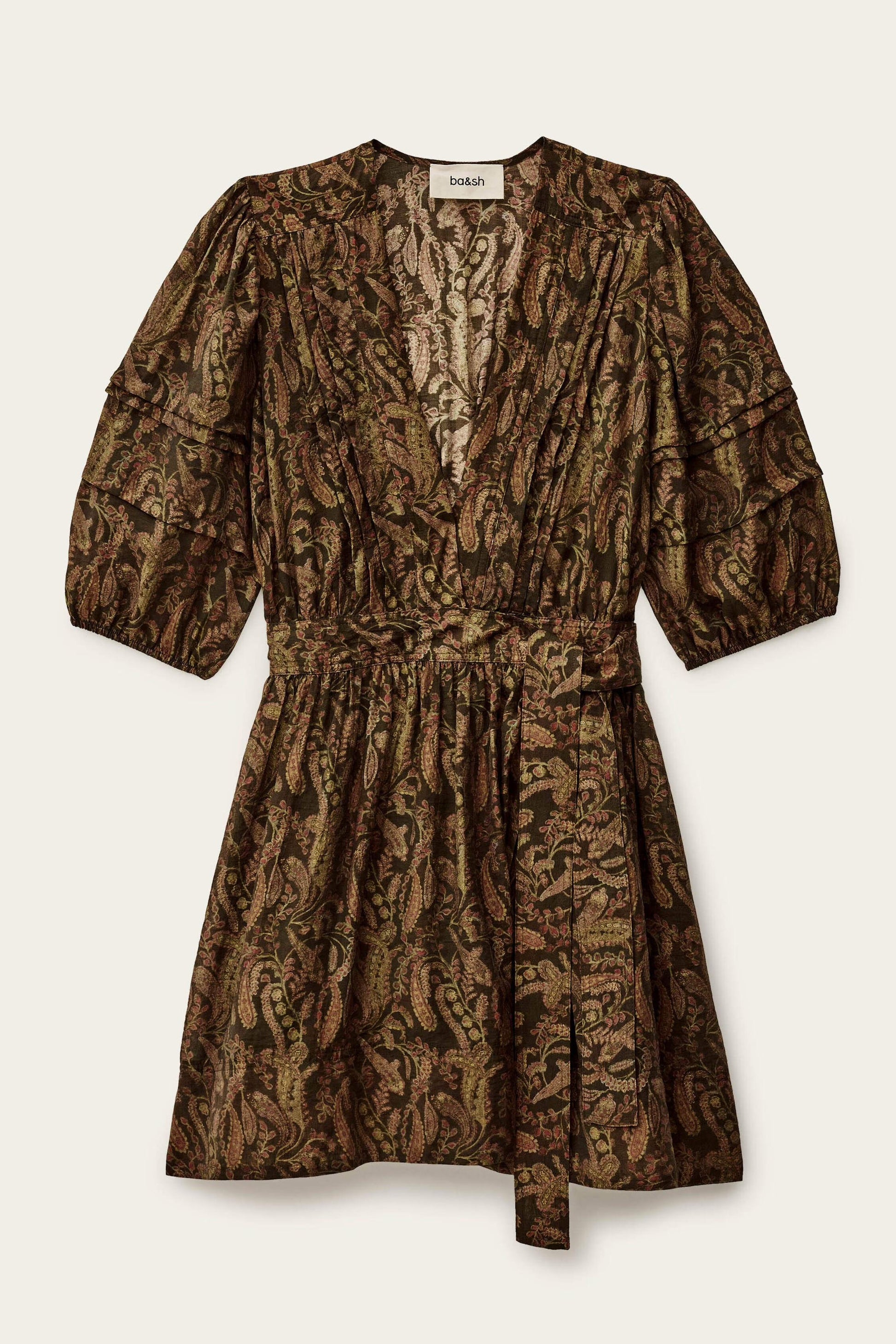 ba&sh Dress Teodora Green