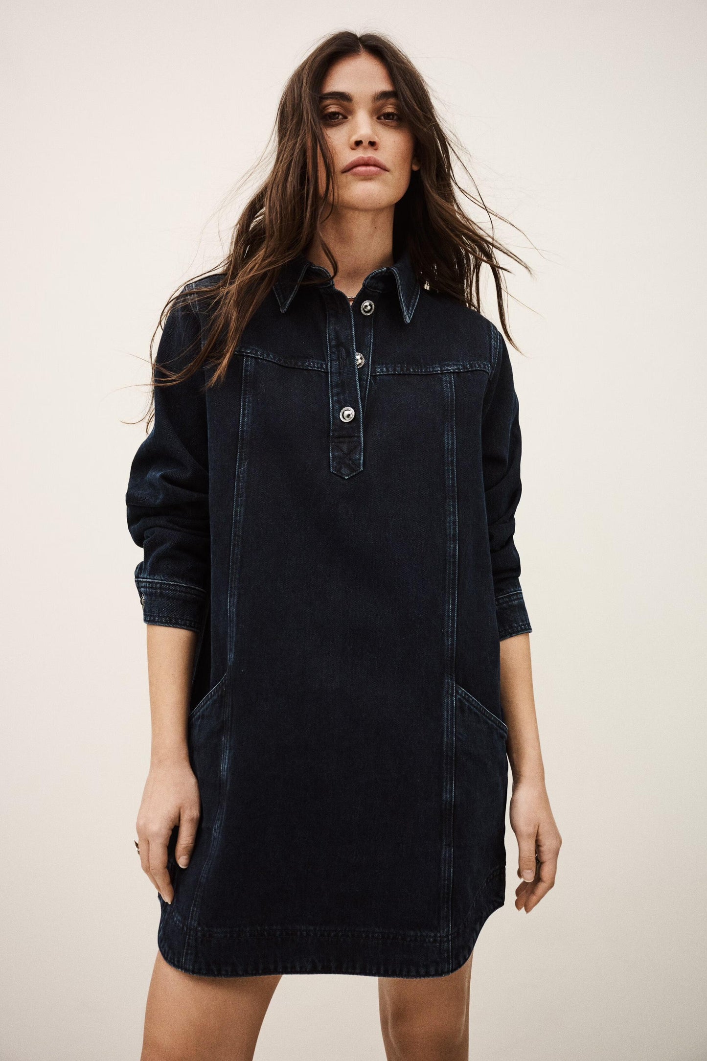 ba&sh Dress Tona Blue