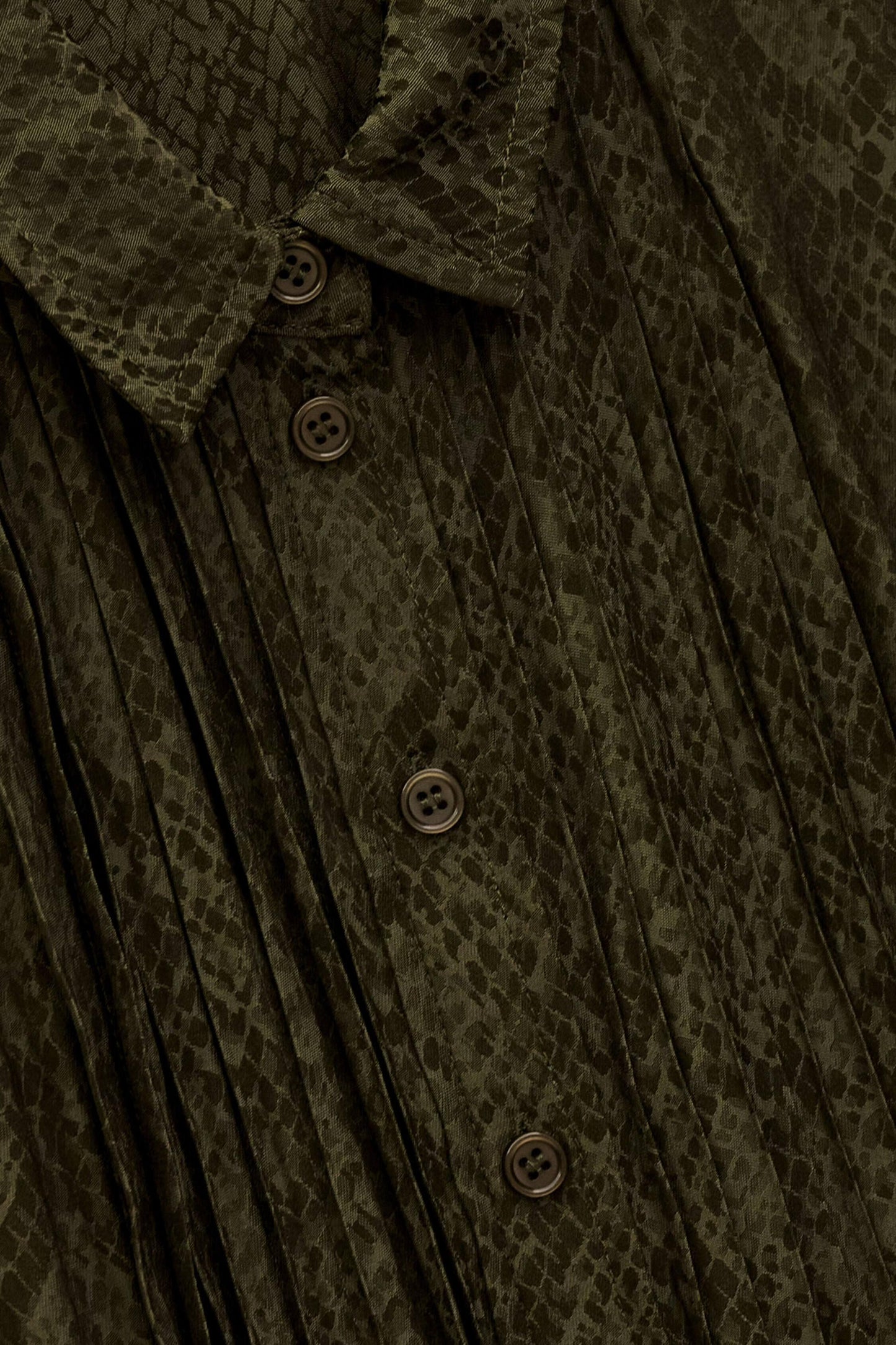 ba&sh Mini Shirt Dress Rosyna Green