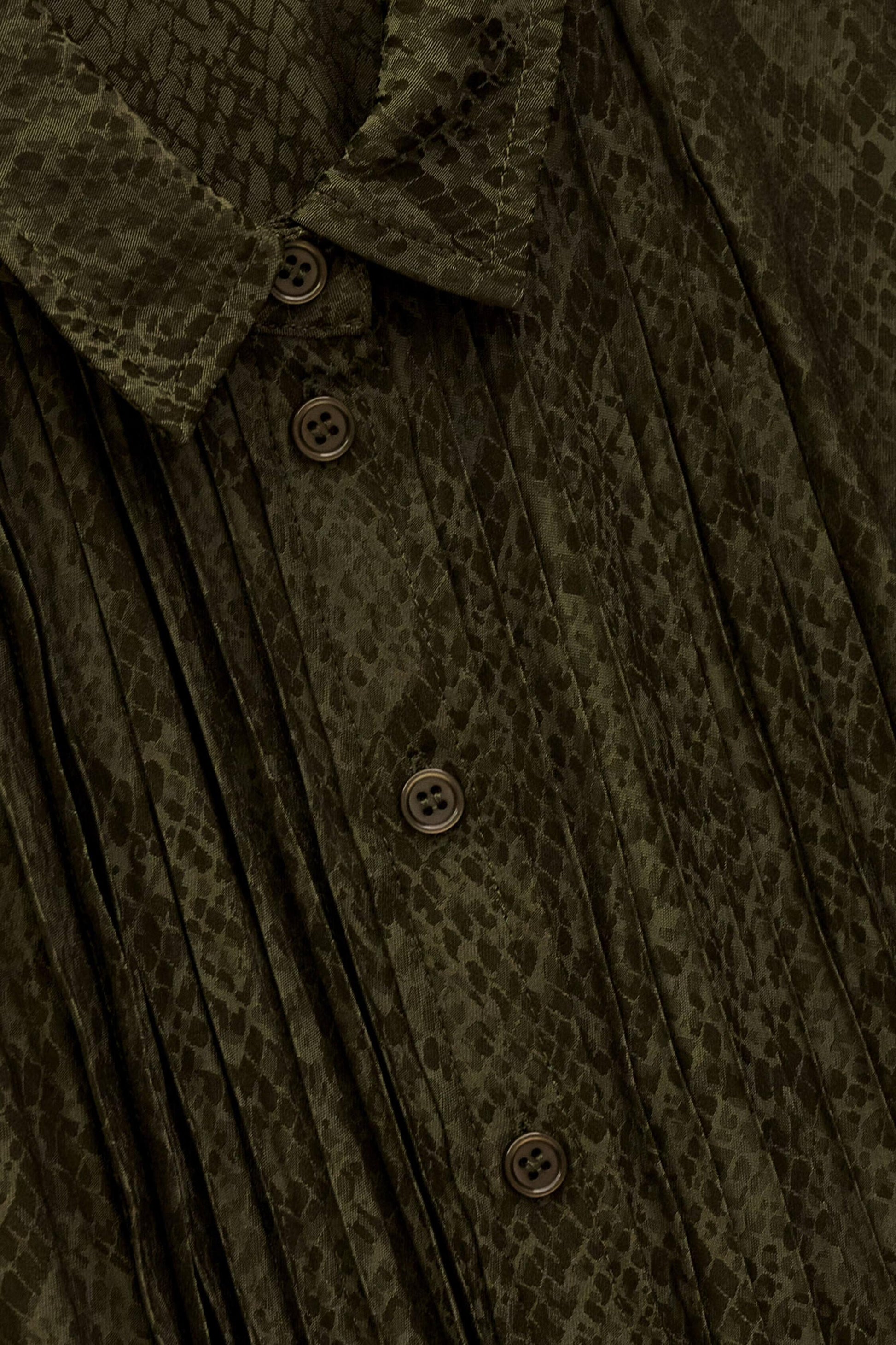 ba&sh Mini Shirt Dress Rosyna Green