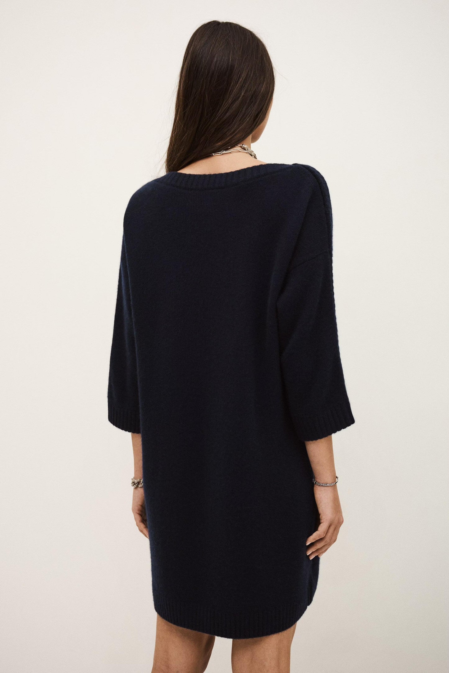 ba&sh Cashmere Sweater Dress Coleen Blue