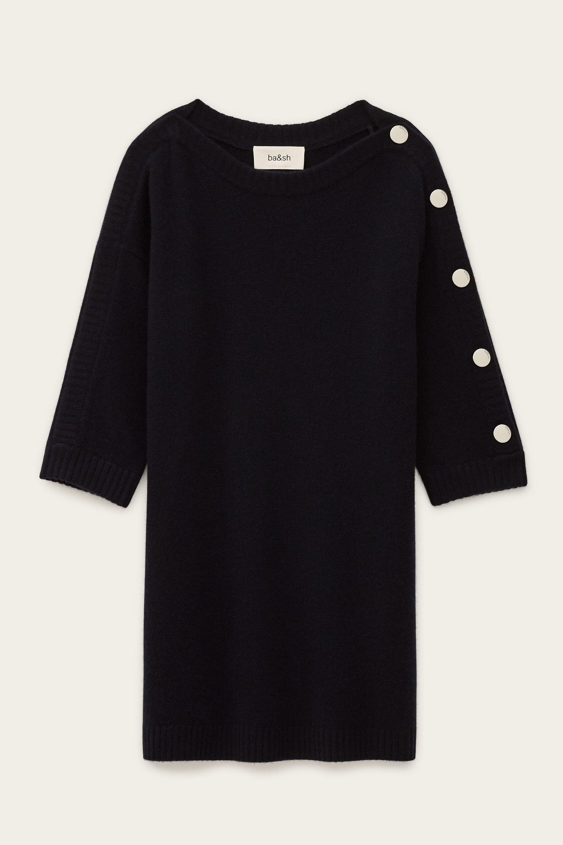 ba&sh Cashmere Sweater Dress Coleen Blue