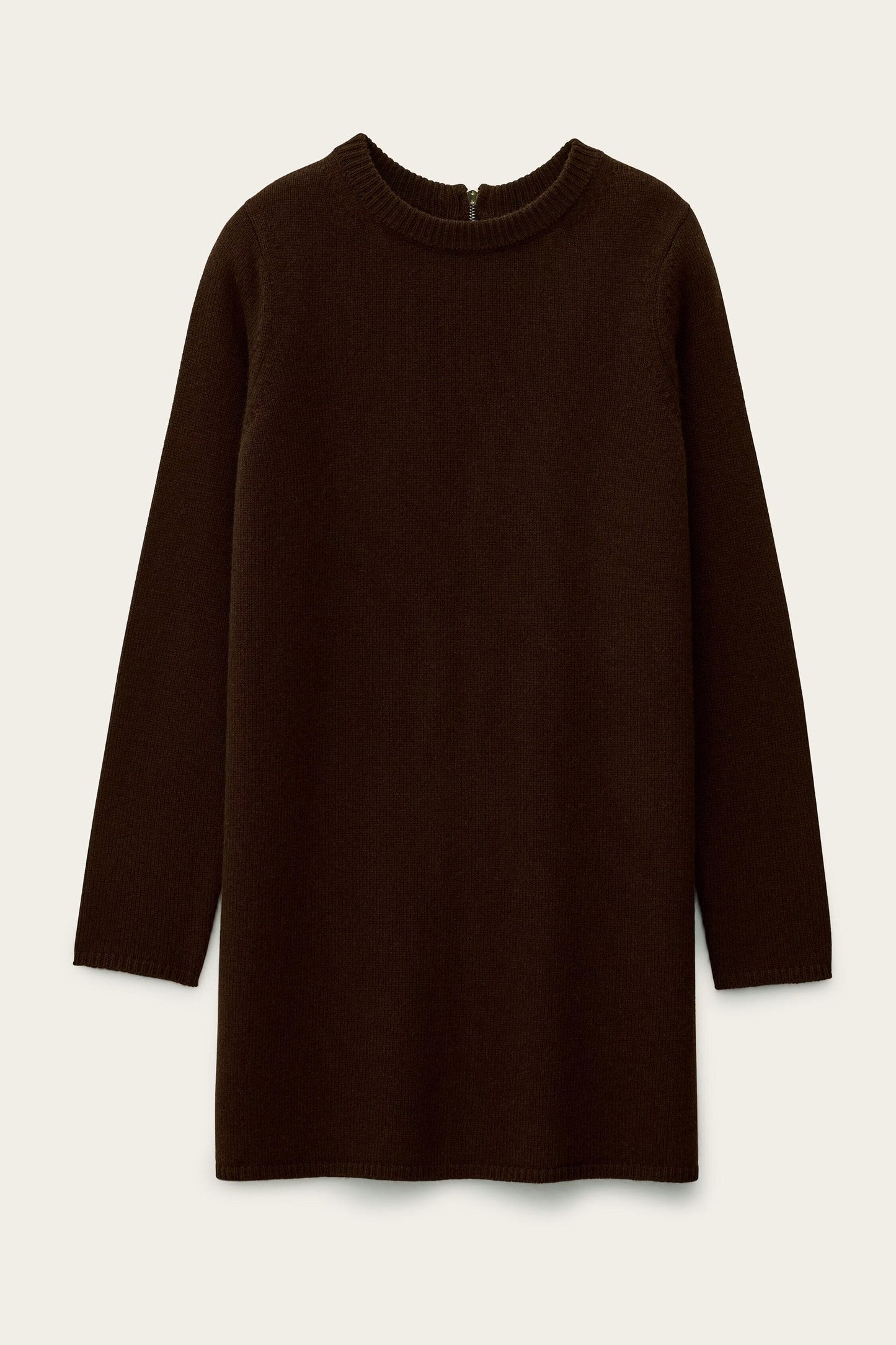ba&sh Knit Pullover Dress Ates Brown