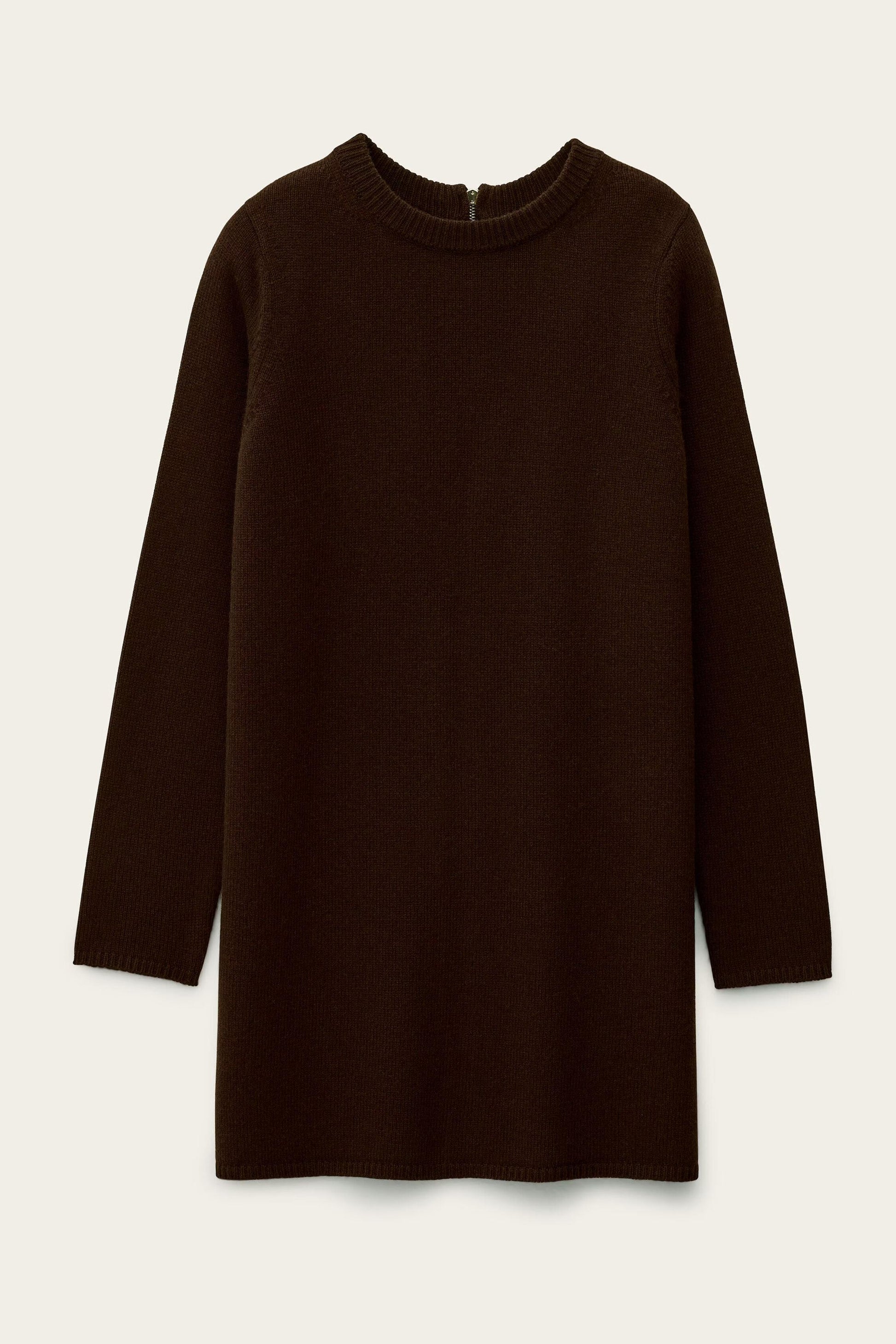 ba&sh Knit Pullover Dress Ates Brown