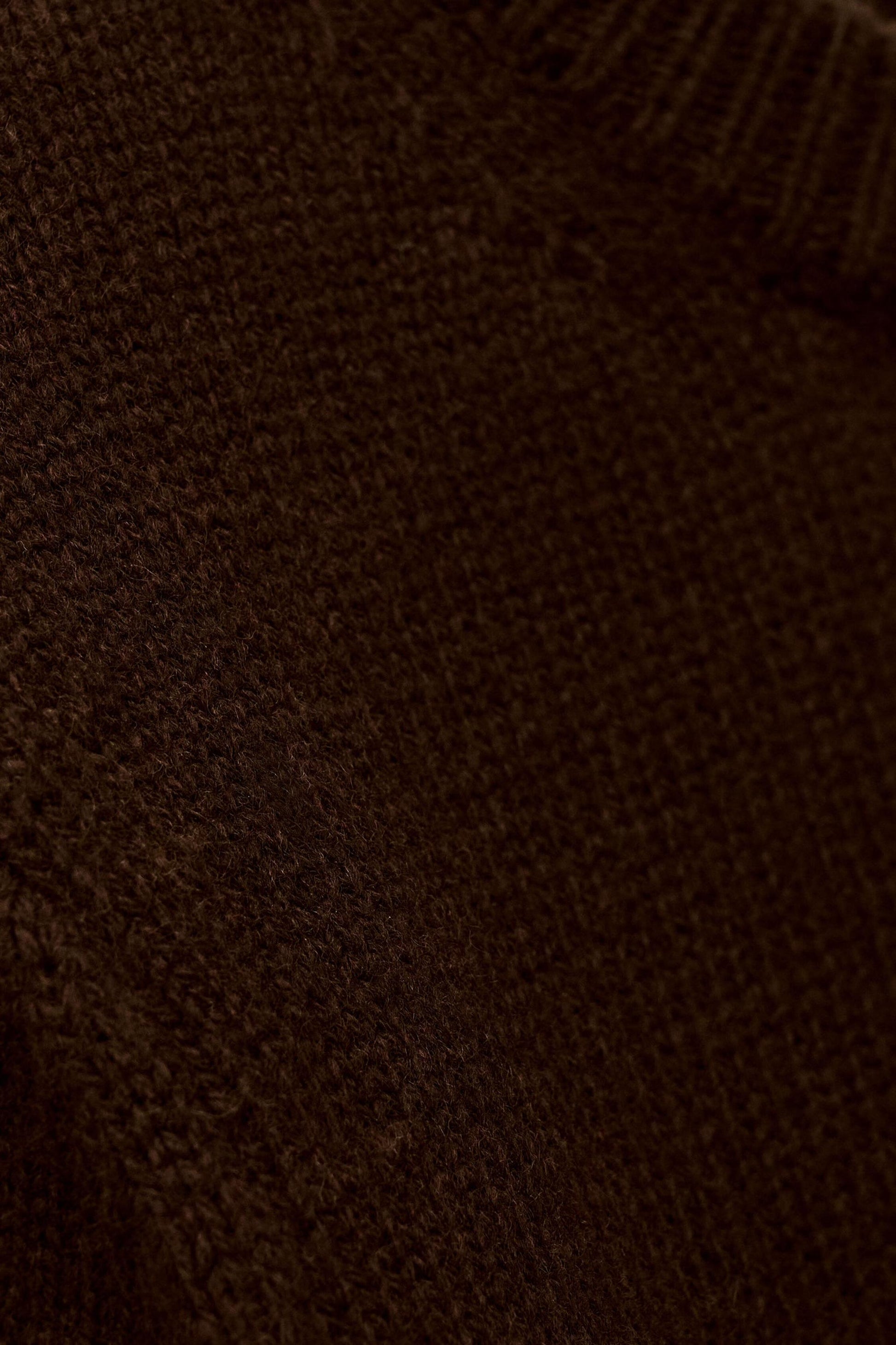 ba&sh Knit Pullover Dress Ates Brown