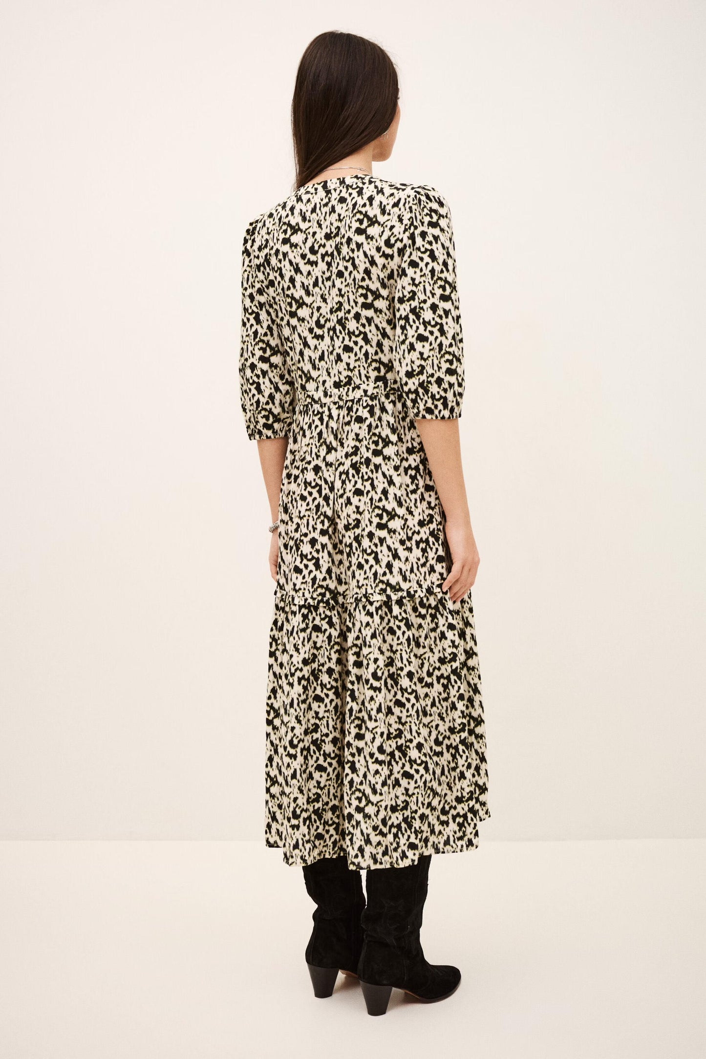 ba&sh Elegant Maxi Dress Palma Off-White