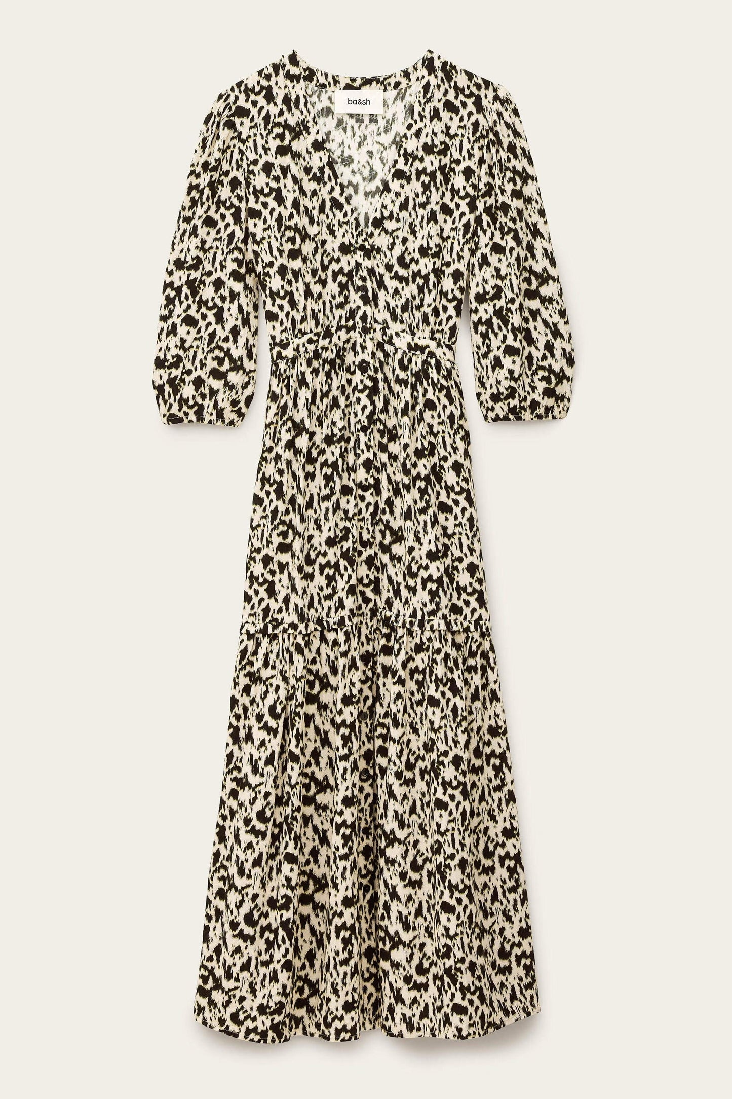 ba&sh Elegant Maxi Dress Palma Off-White