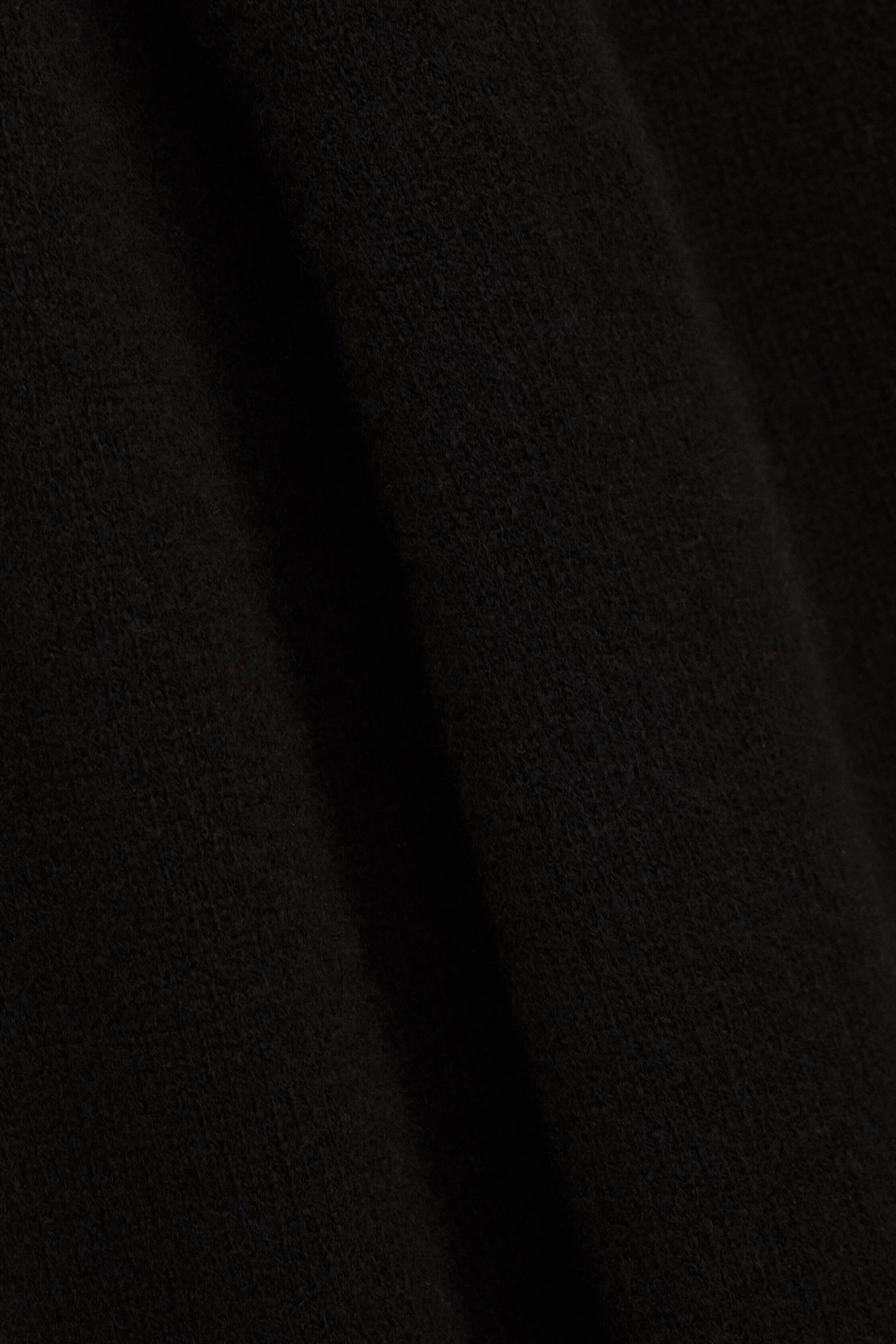 ba&sh Wool Mini Dress Cheima Black