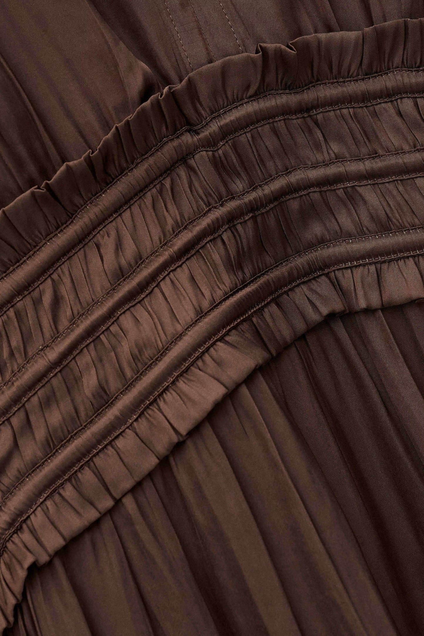 ba&sh Short Dress Cyriala Brown