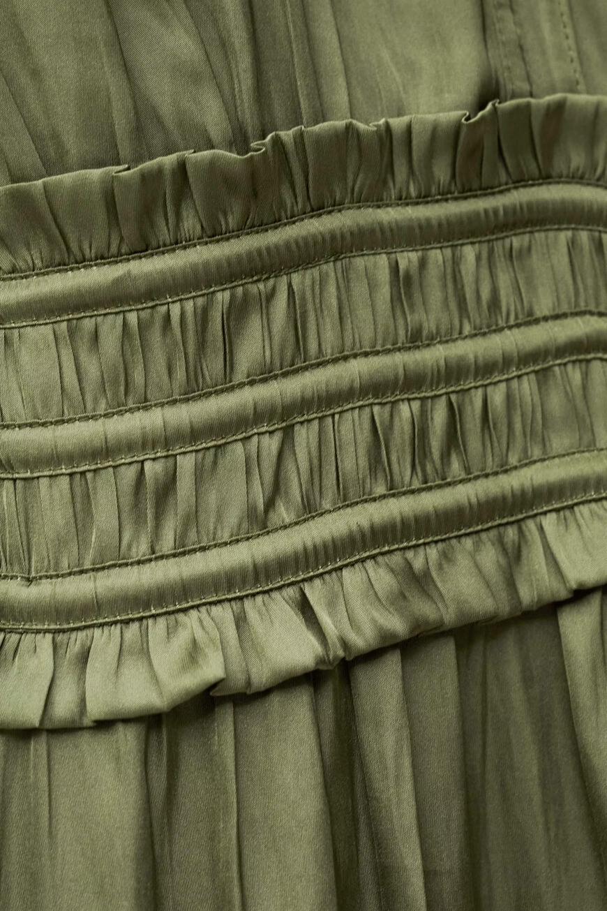 ba&sh Short Dress Cyriala Green