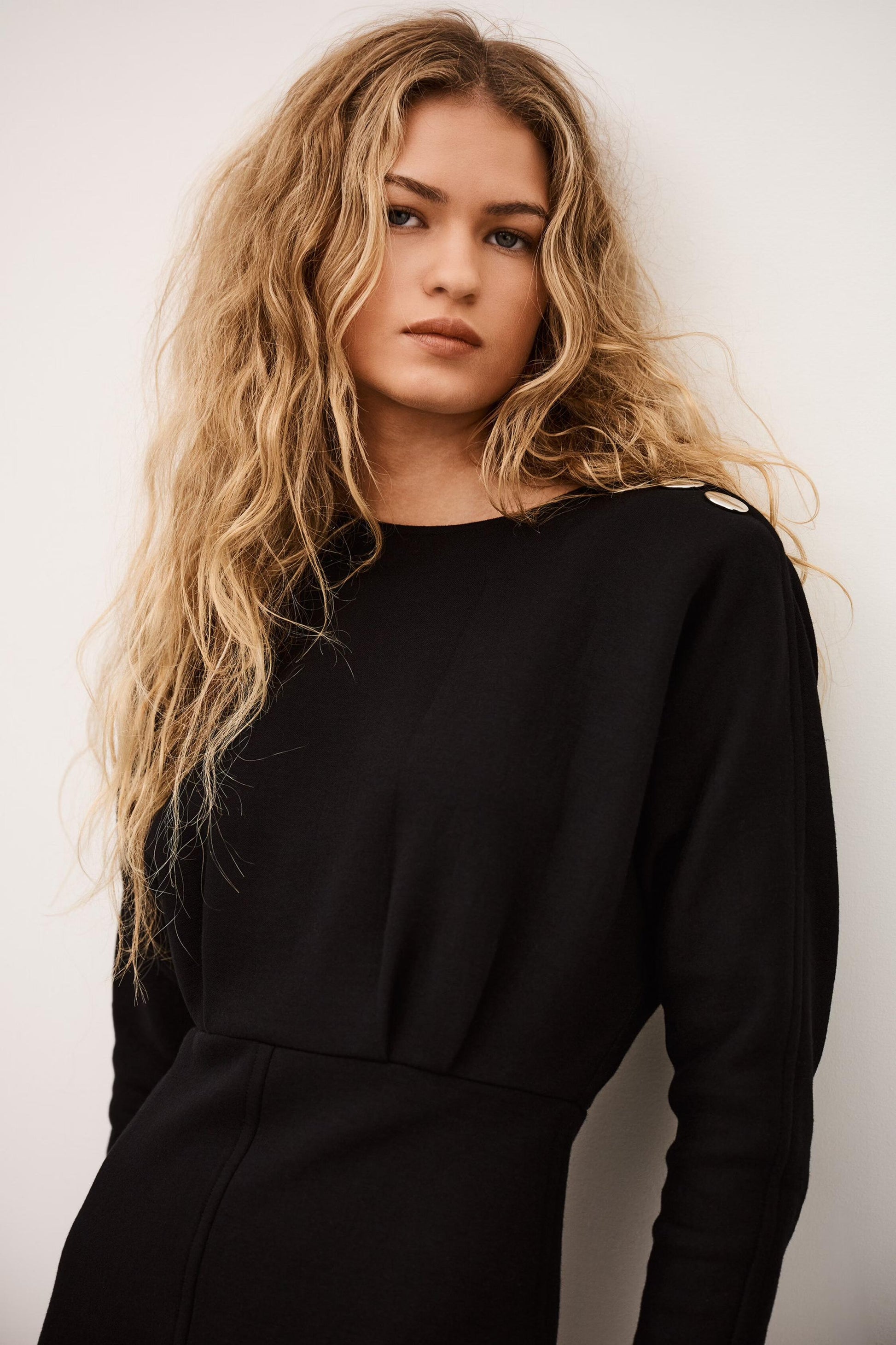 ba&sh Elegant Midi Dress Bryt Black
