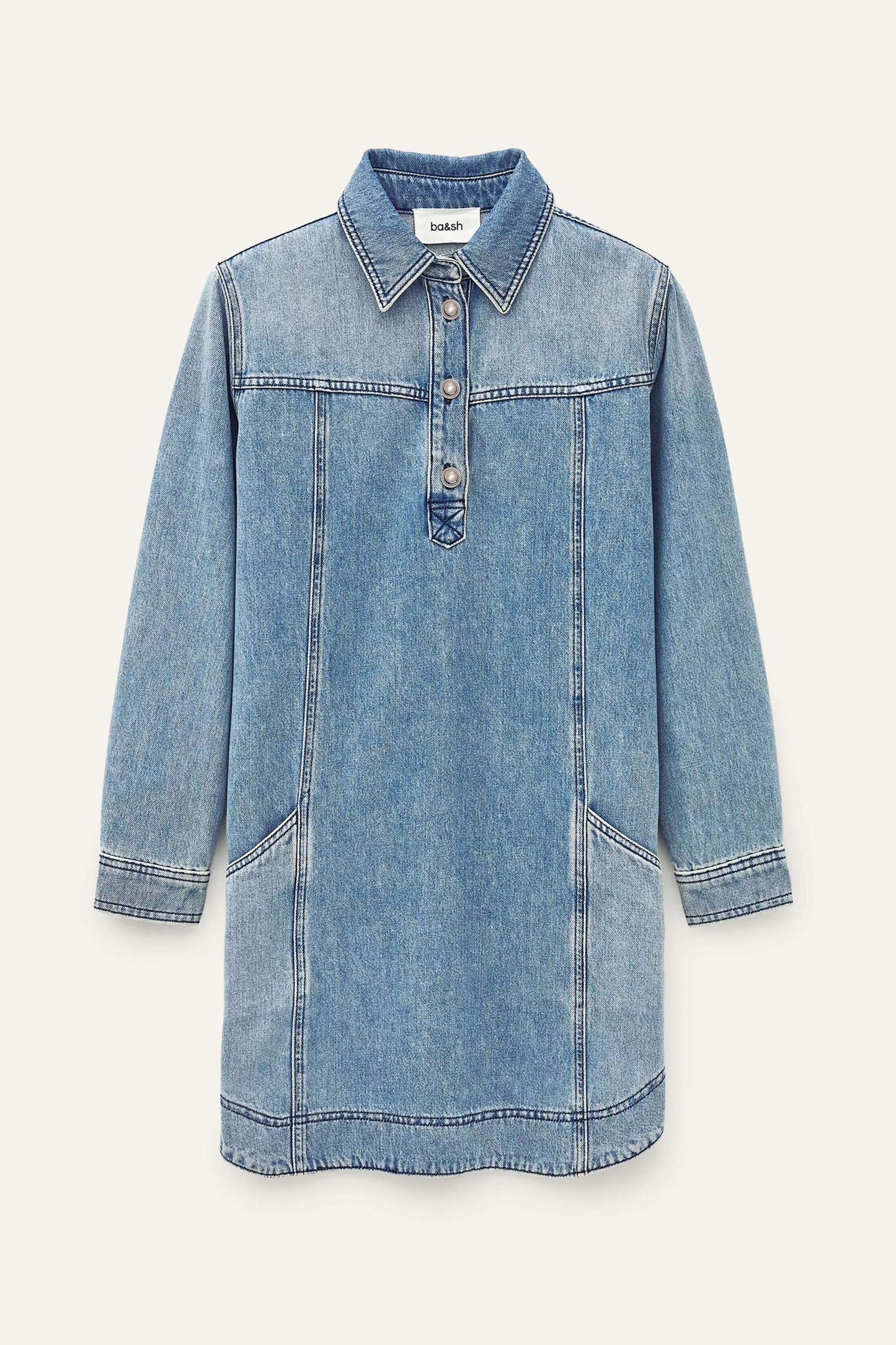ba&sh Dress Tona Blue