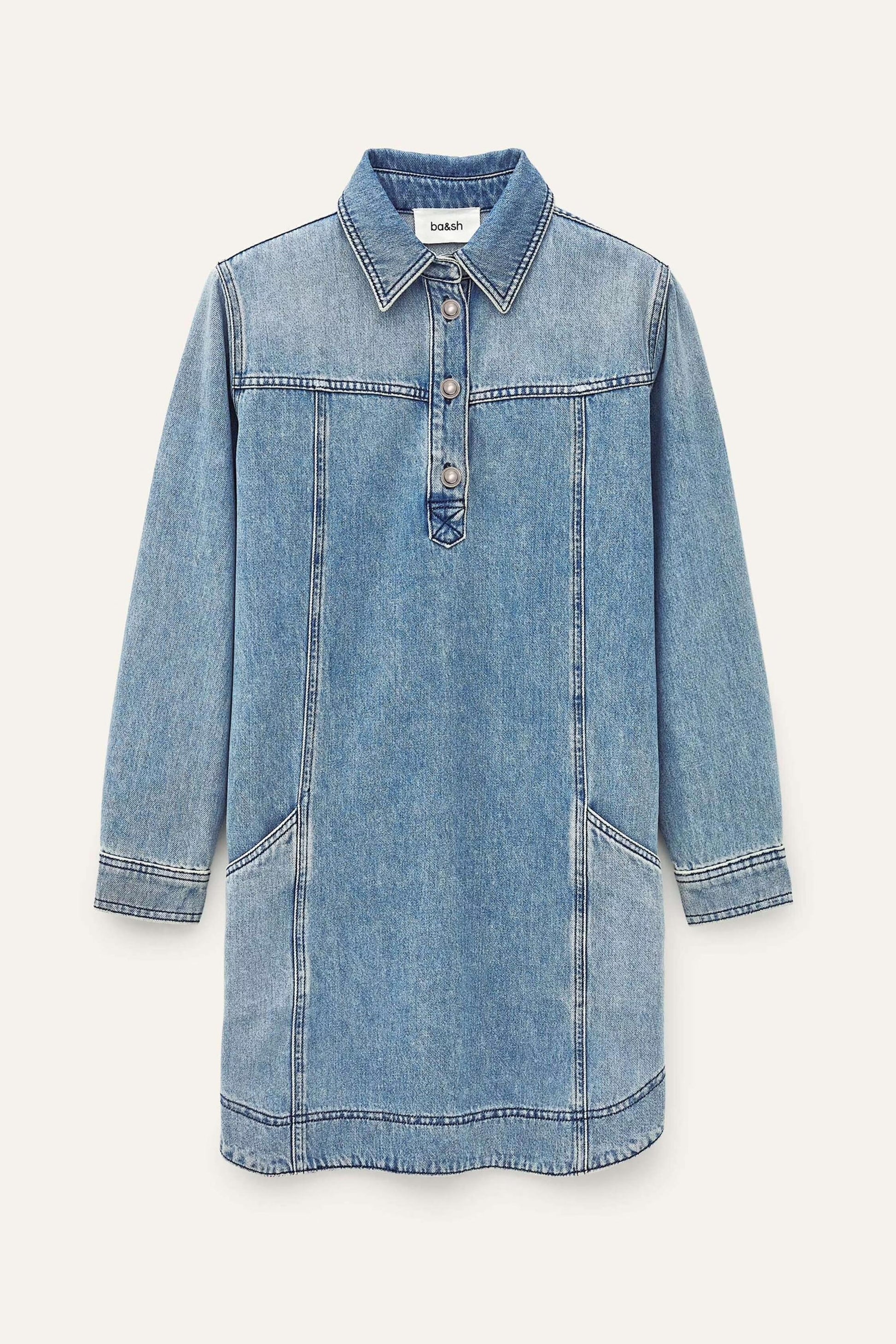 ba&sh Dress Tona Blue