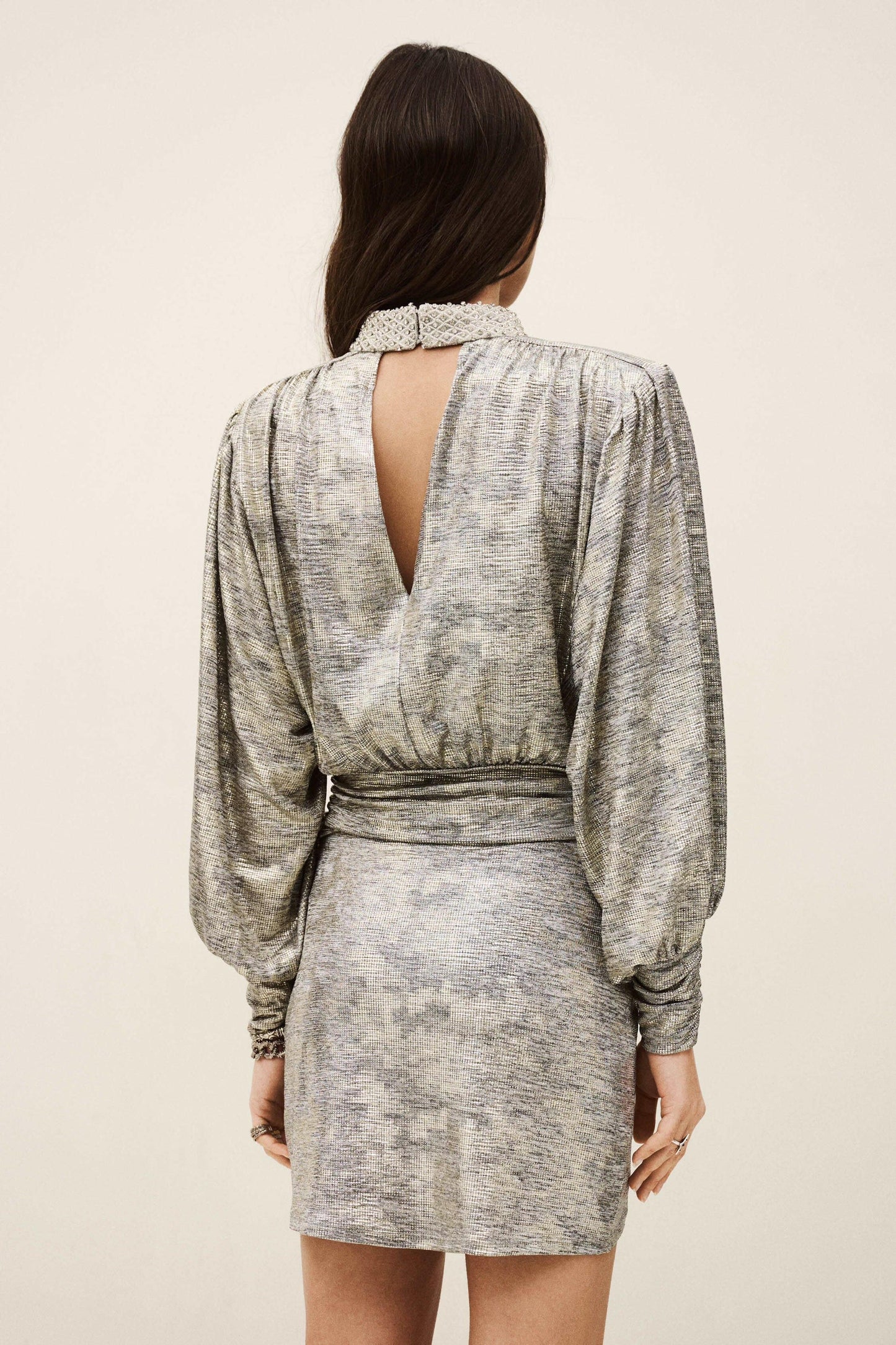 ba&sh Dress Toleda Gray