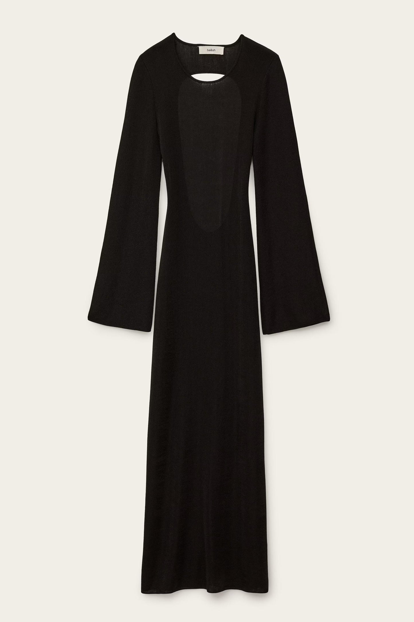 ba&sh Maxi Knit Dress Zimmie Black