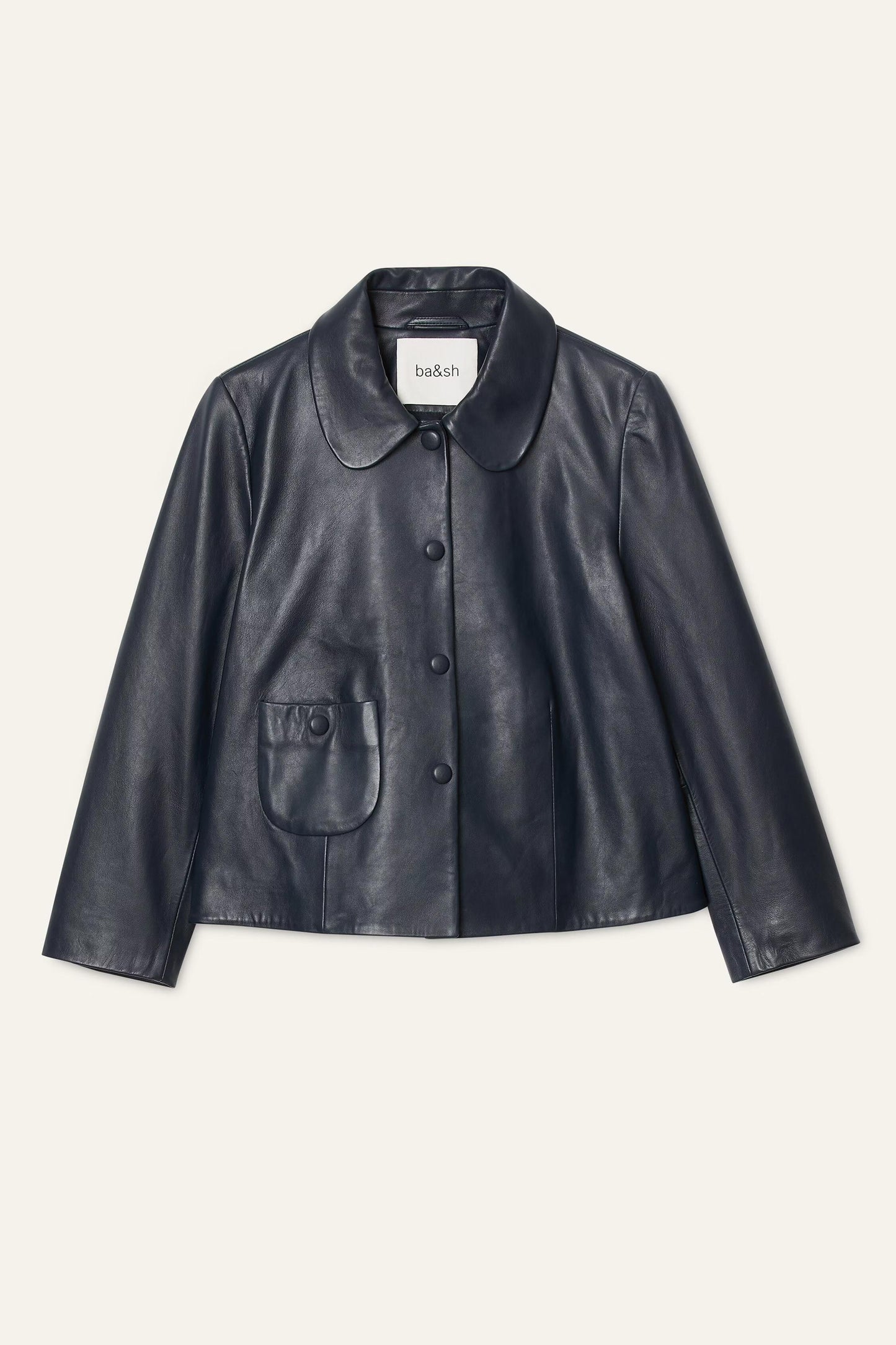 ba&sh Buttoned Jacket Milos Blue
