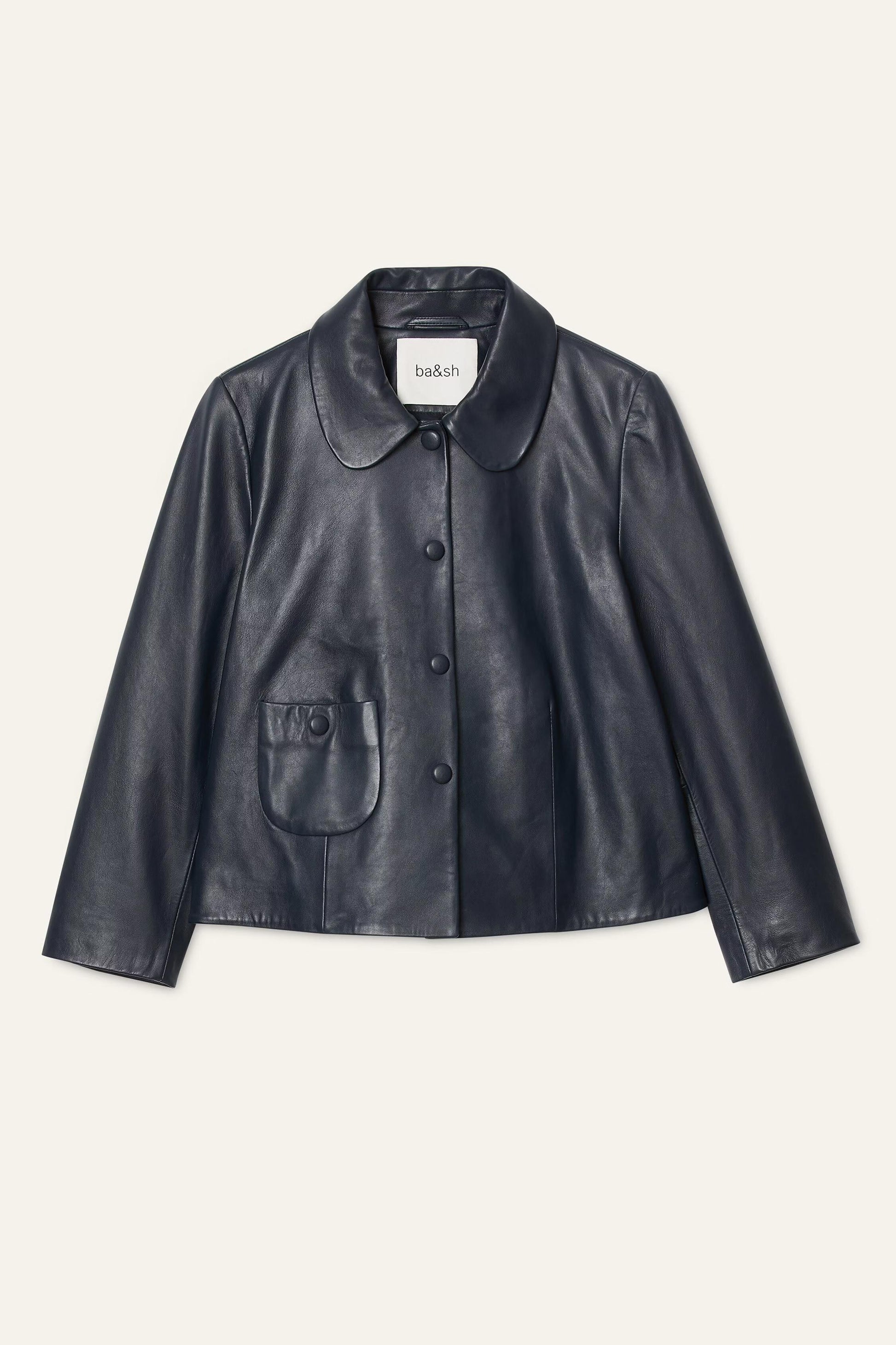 ba&sh Buttoned Jacket Milos Blue