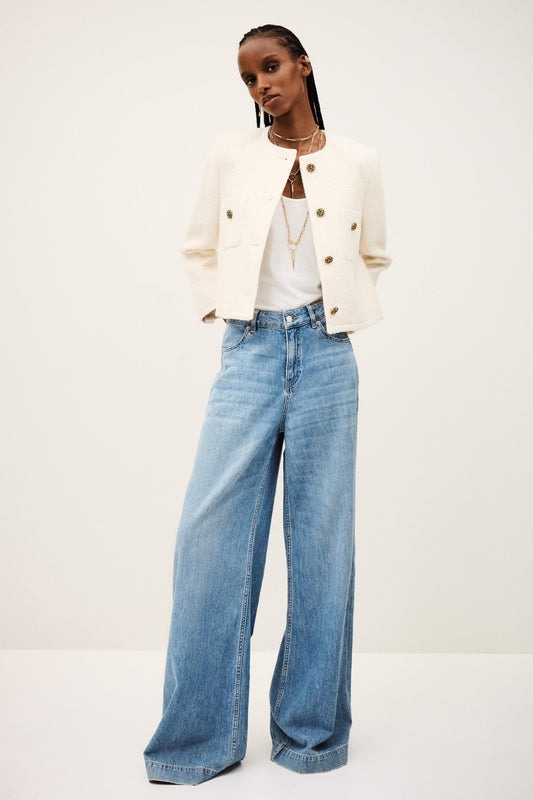 ba&sh Jacket Meredith Off-White