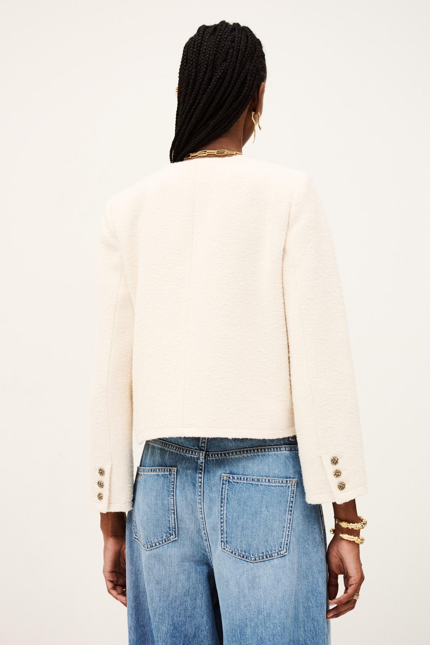 ba&sh Jacket Meredith Off-White