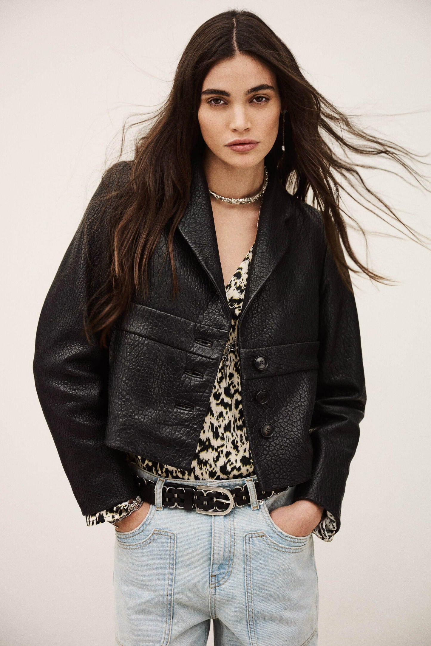 ba&sh Jacket Borfeo Black