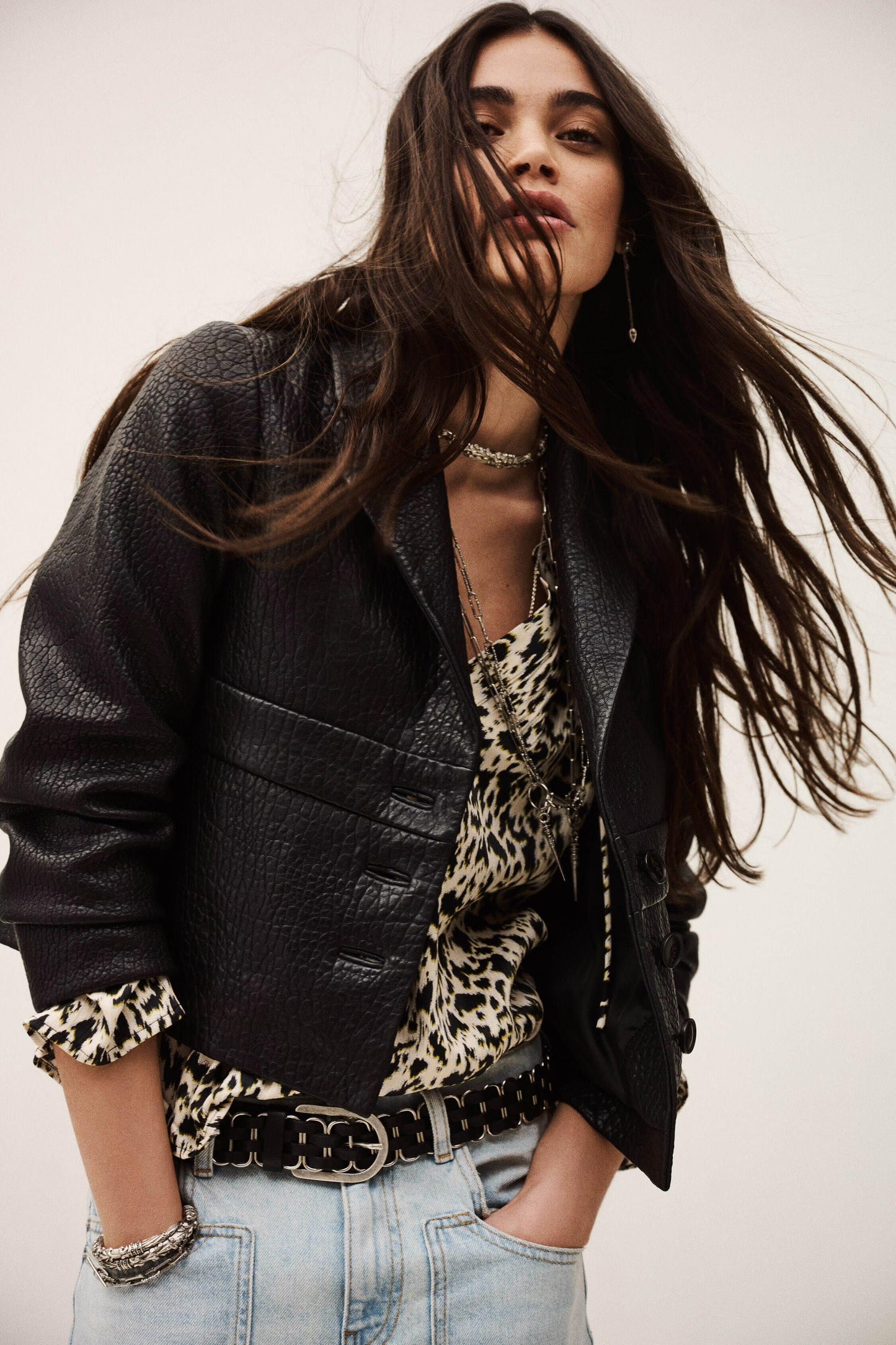 ba&sh Jacket Borfeo Black