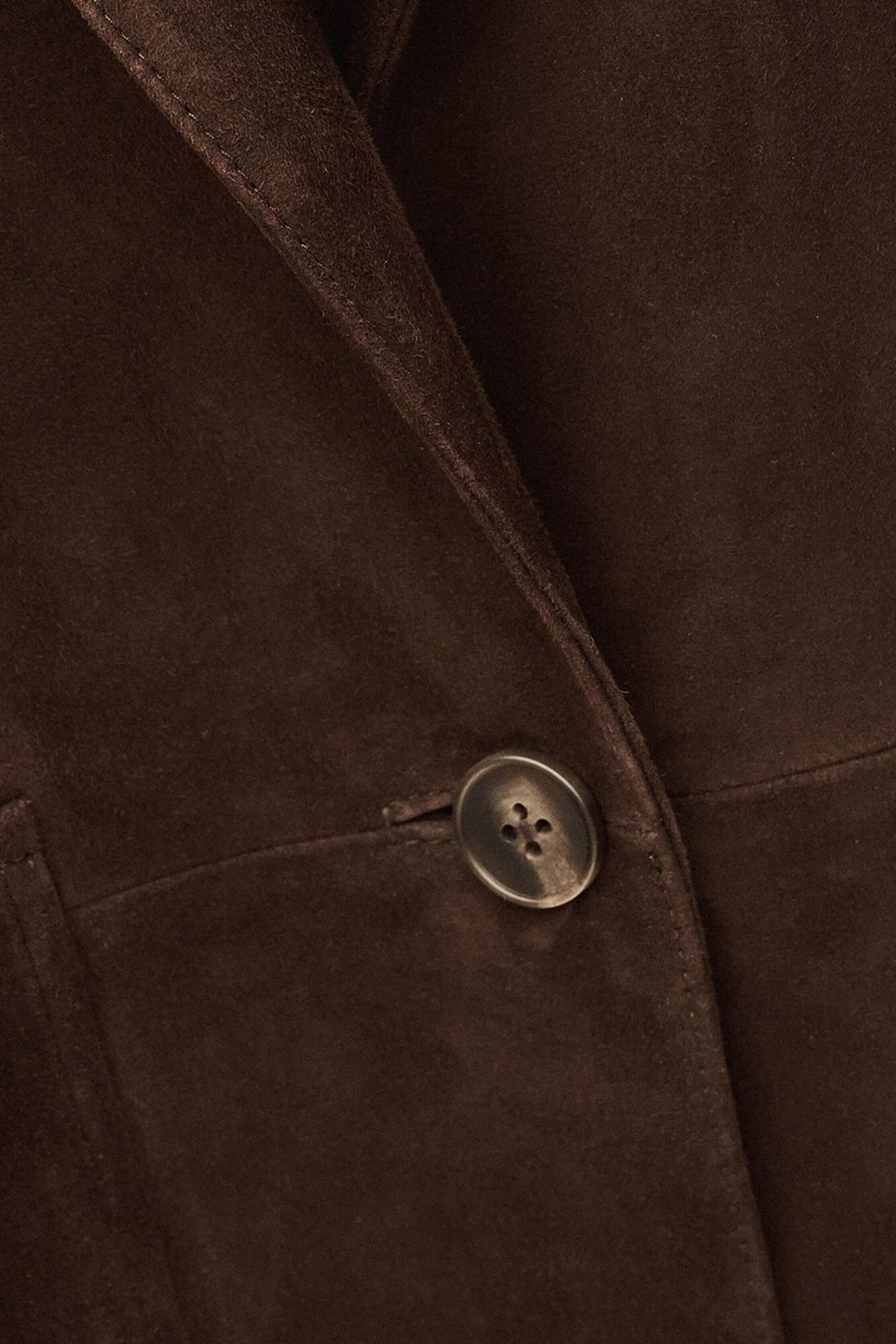 ba&sh Long Tailored Blazer Mosty Brown