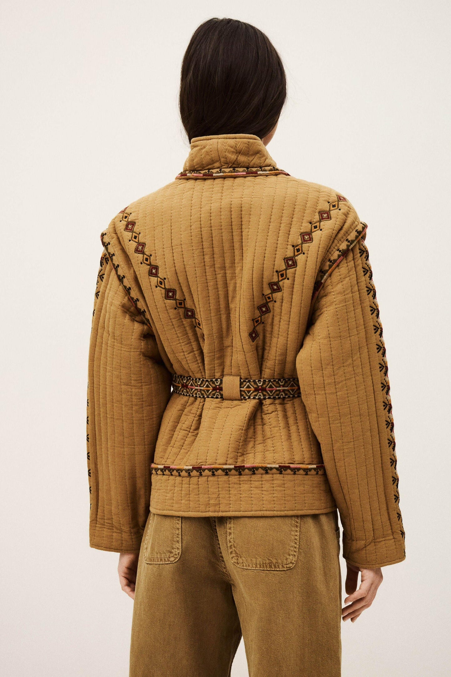 ba&sh Jacket Cocoon Brown