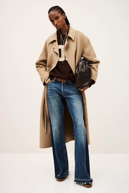 ba&sh Wool Coat Kate Brown