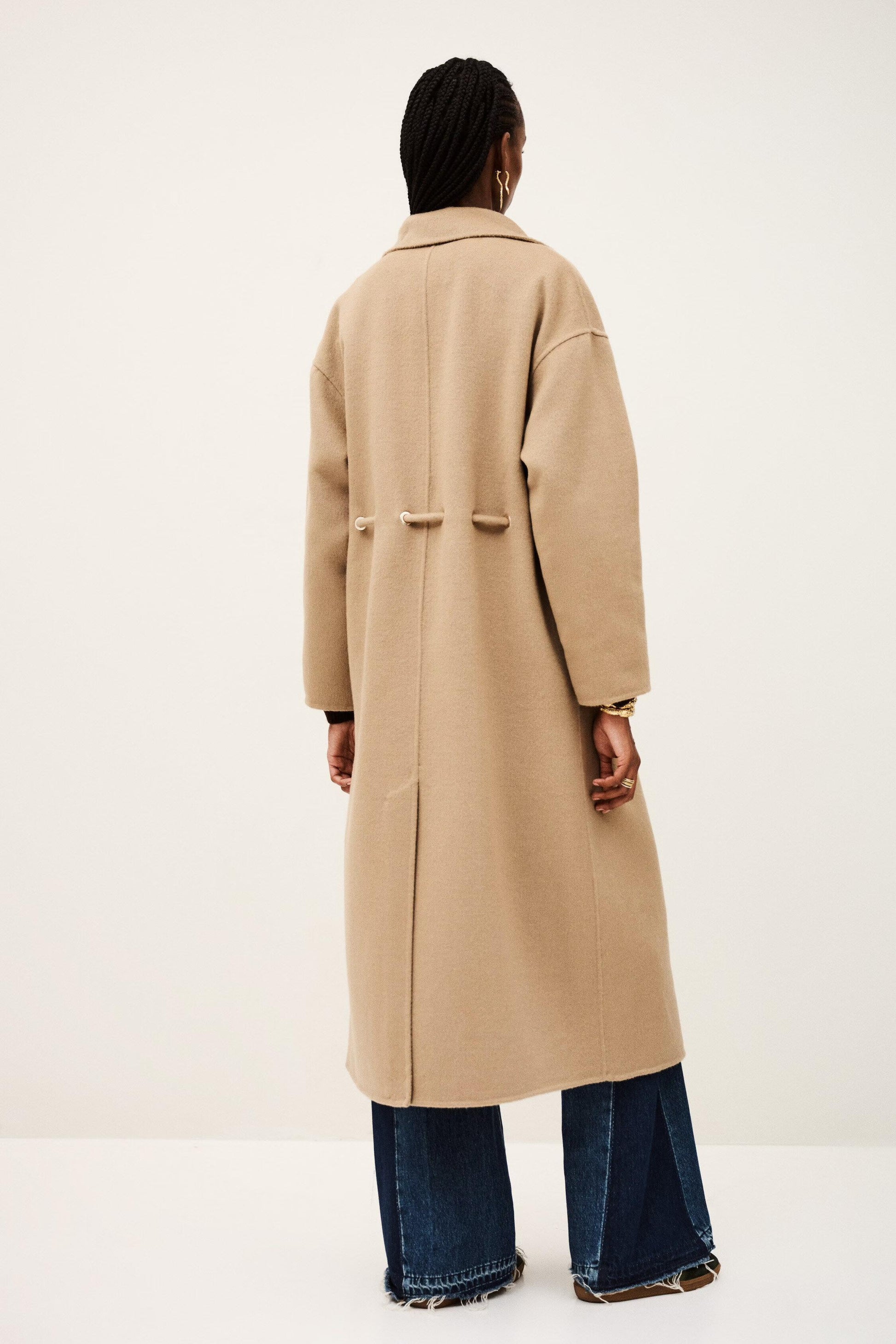 ba&sh Wool Coat Kate Brown