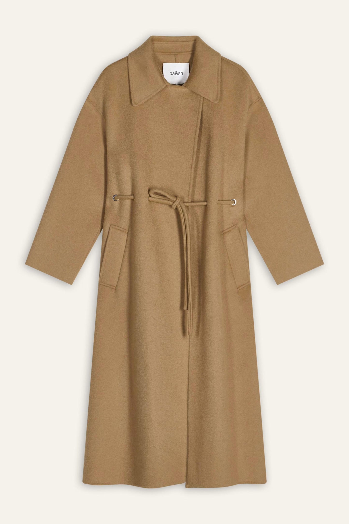 ba&sh Wool Coat Kate Brown