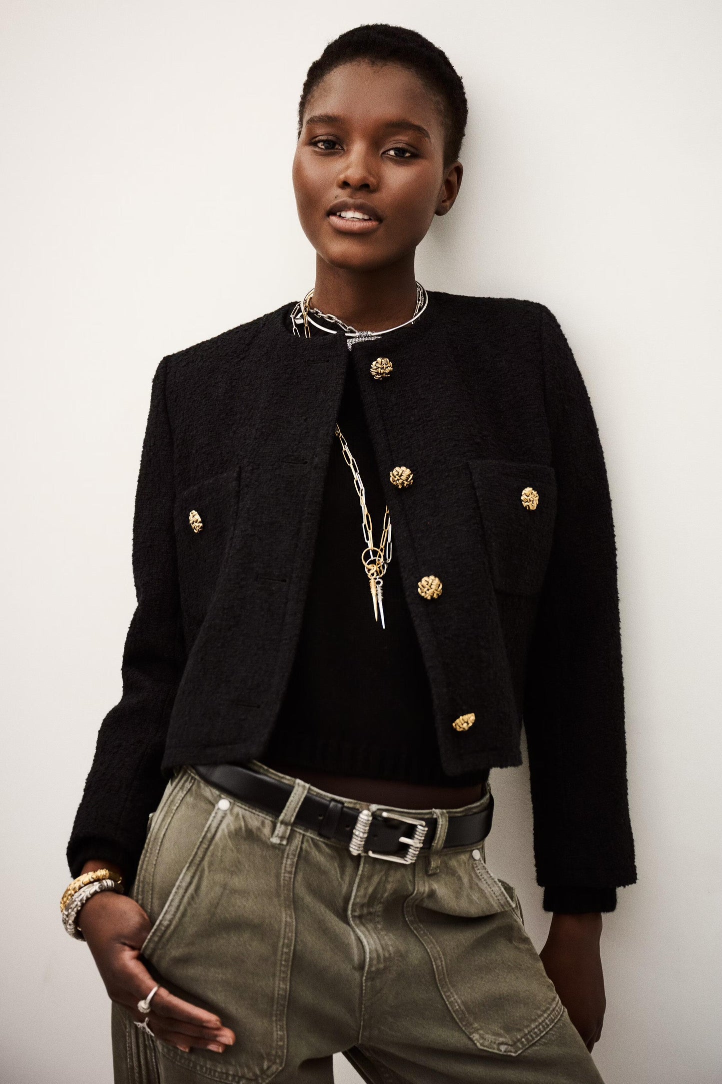 ba&sh Jacket Meredith Black