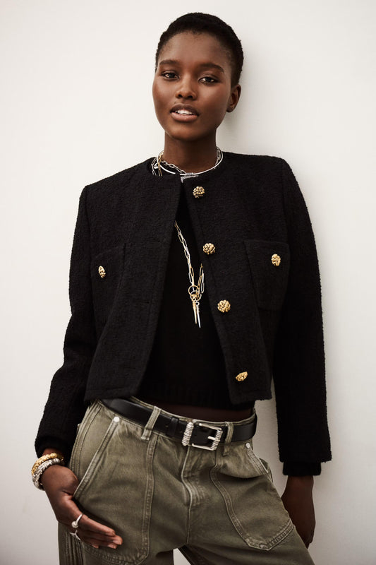 ba&sh Jacket Meredith Black