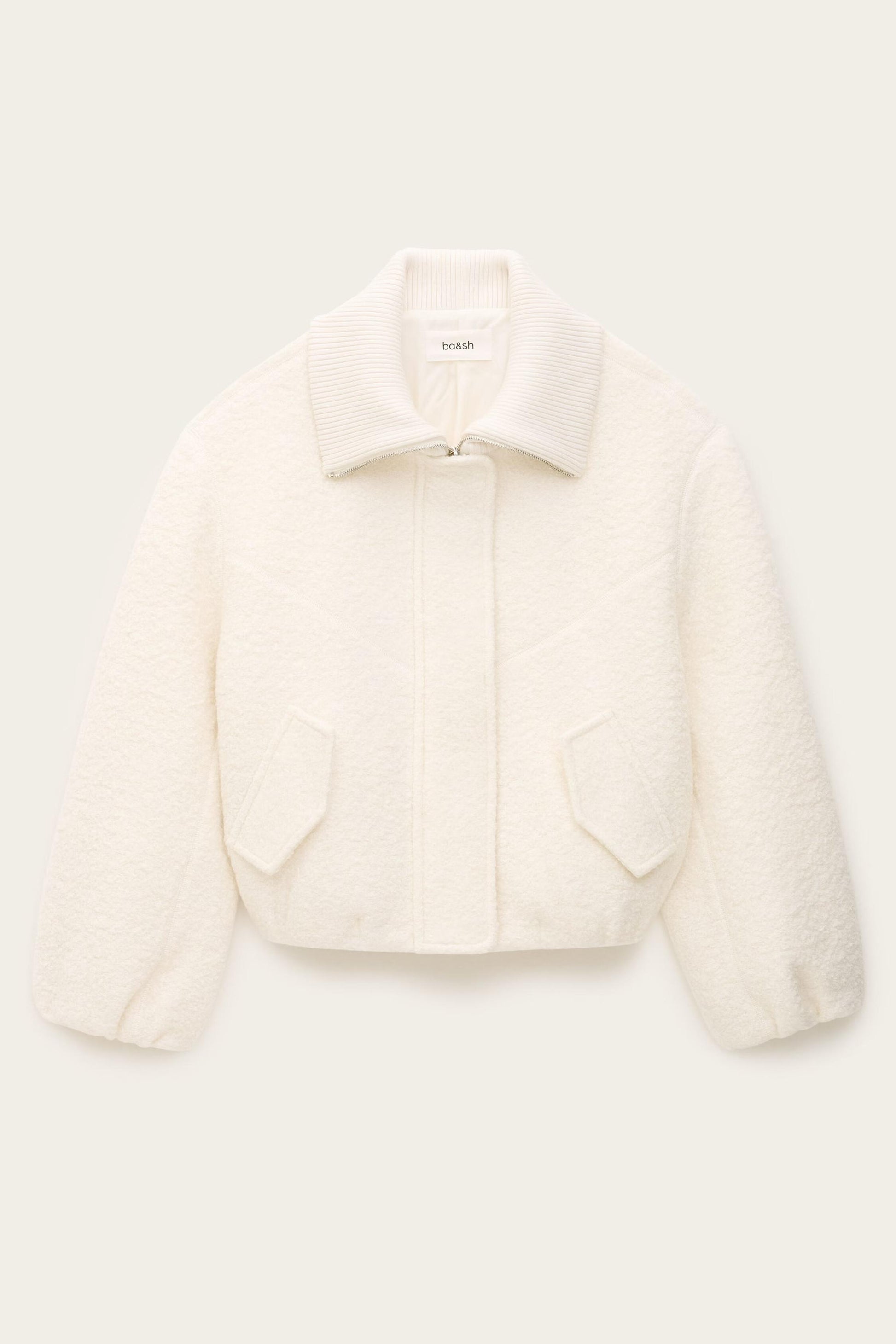 ba&sh Elegant Bomber Jacket Vito Off-White