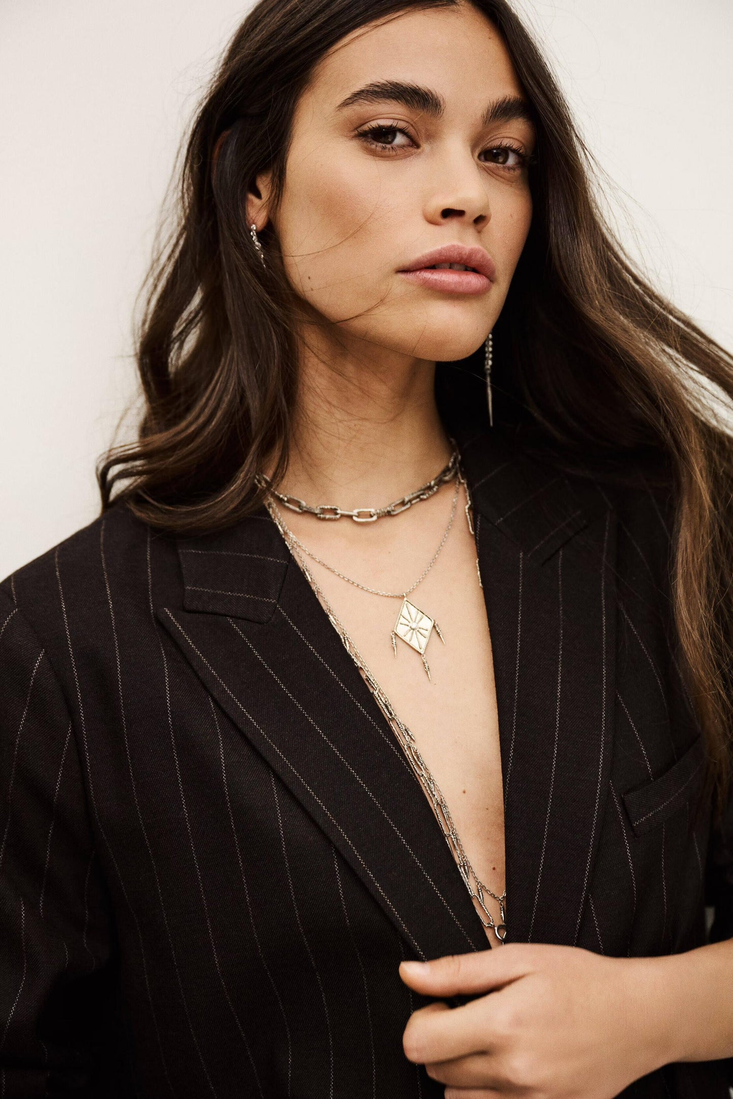 ba&sh Suit Jacket Hocee Brown
