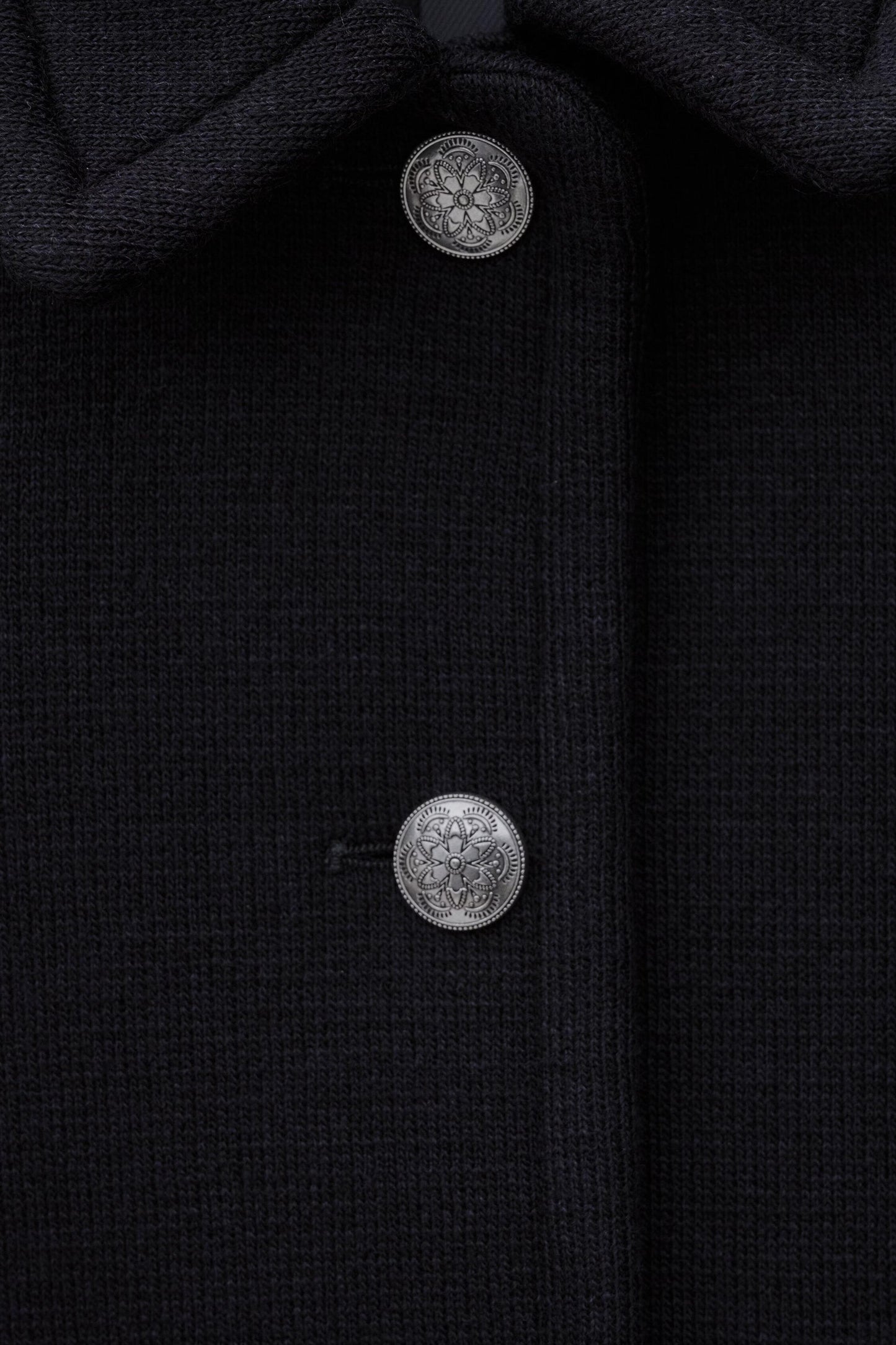 ba&sh Cropped Fitted Jacket Beradith Blue