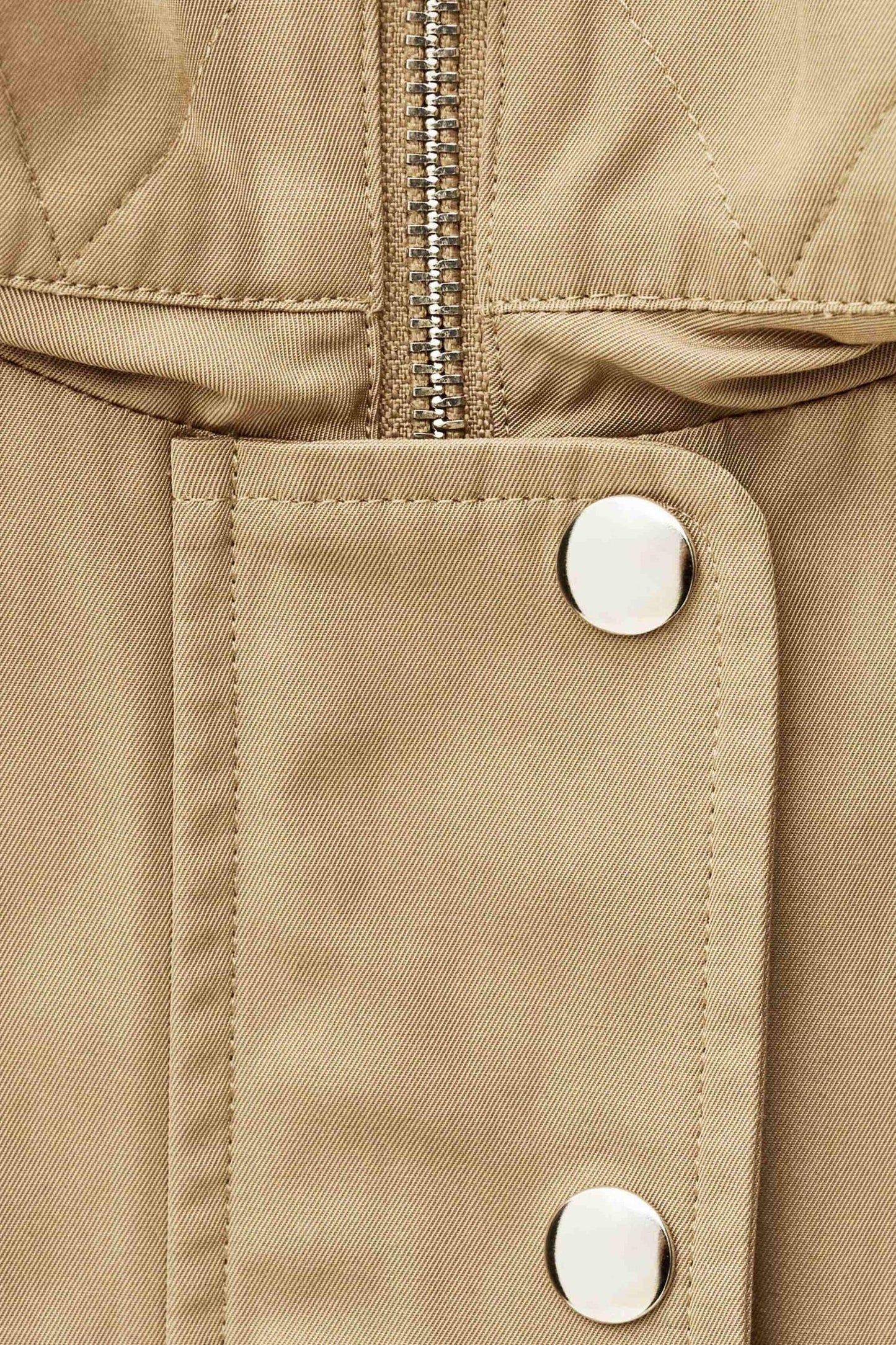 ba&sh Long Belted Parka Ilio Brown