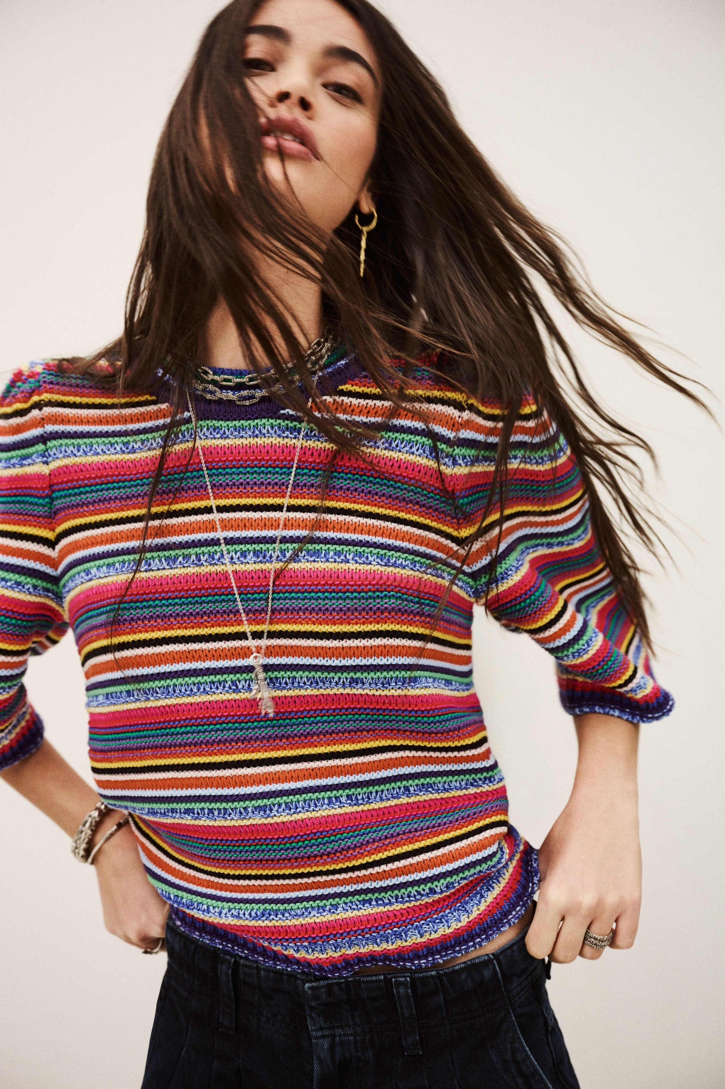 ba&sh Jumper Farfaela Multicolored