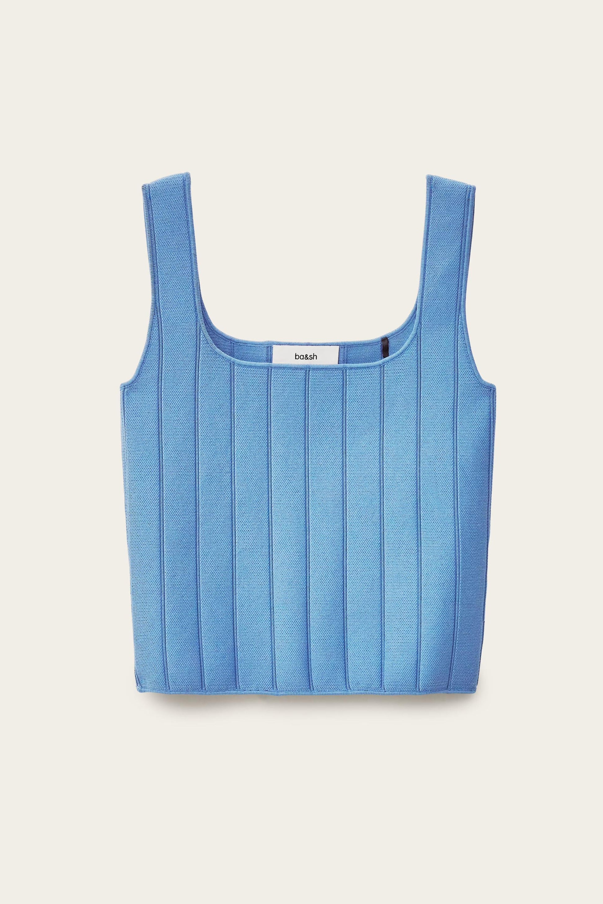 ba&sh Knit Top Chila Blue