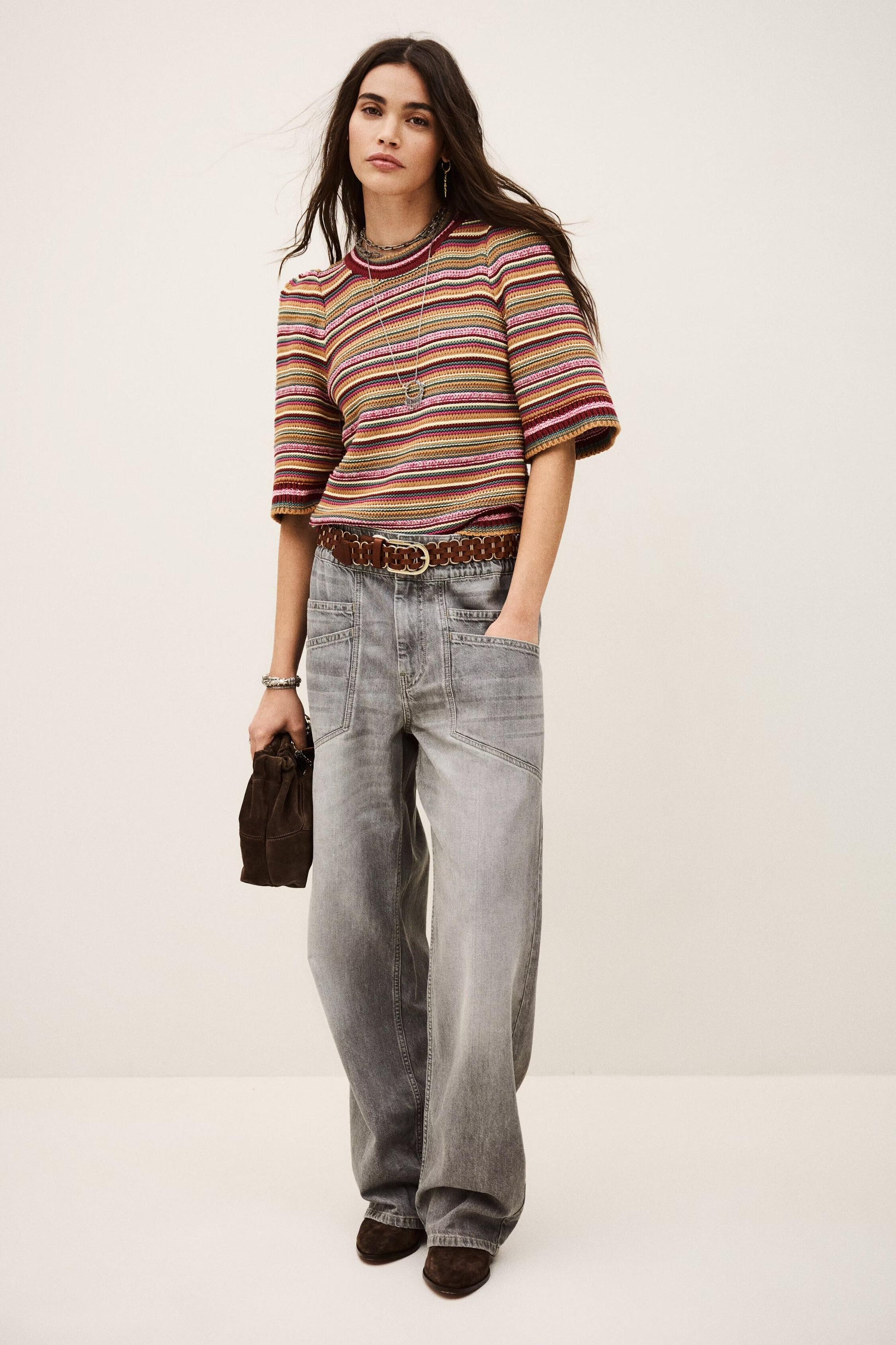 ba&sh Jumper Farfaela Red