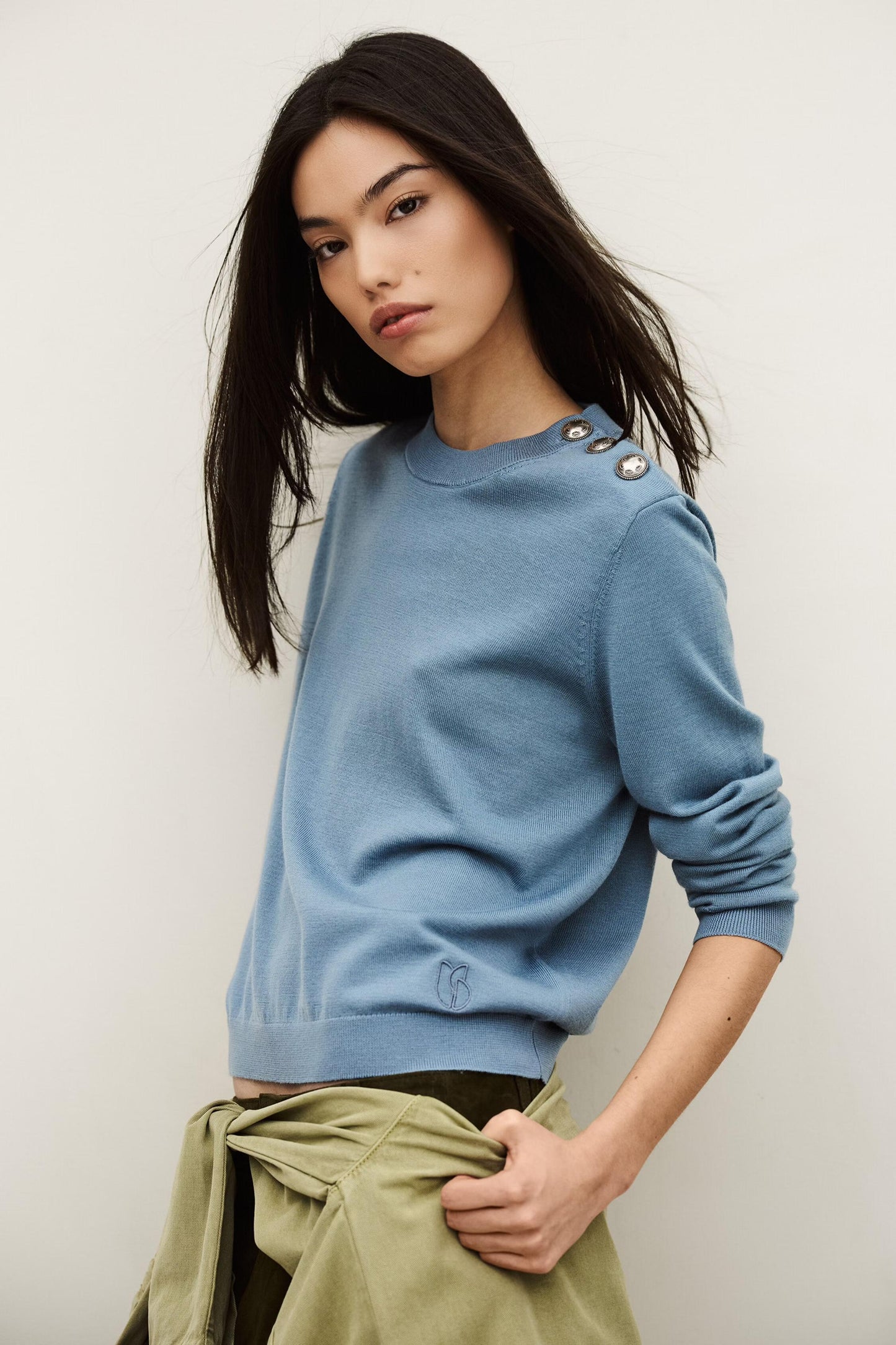 ba&sh Jumper Byleil Blue