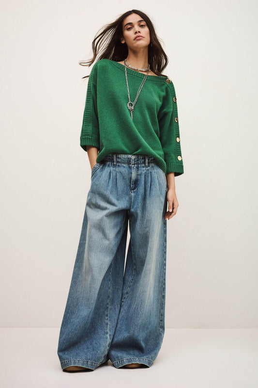 ba&sh Jumper Classy Green