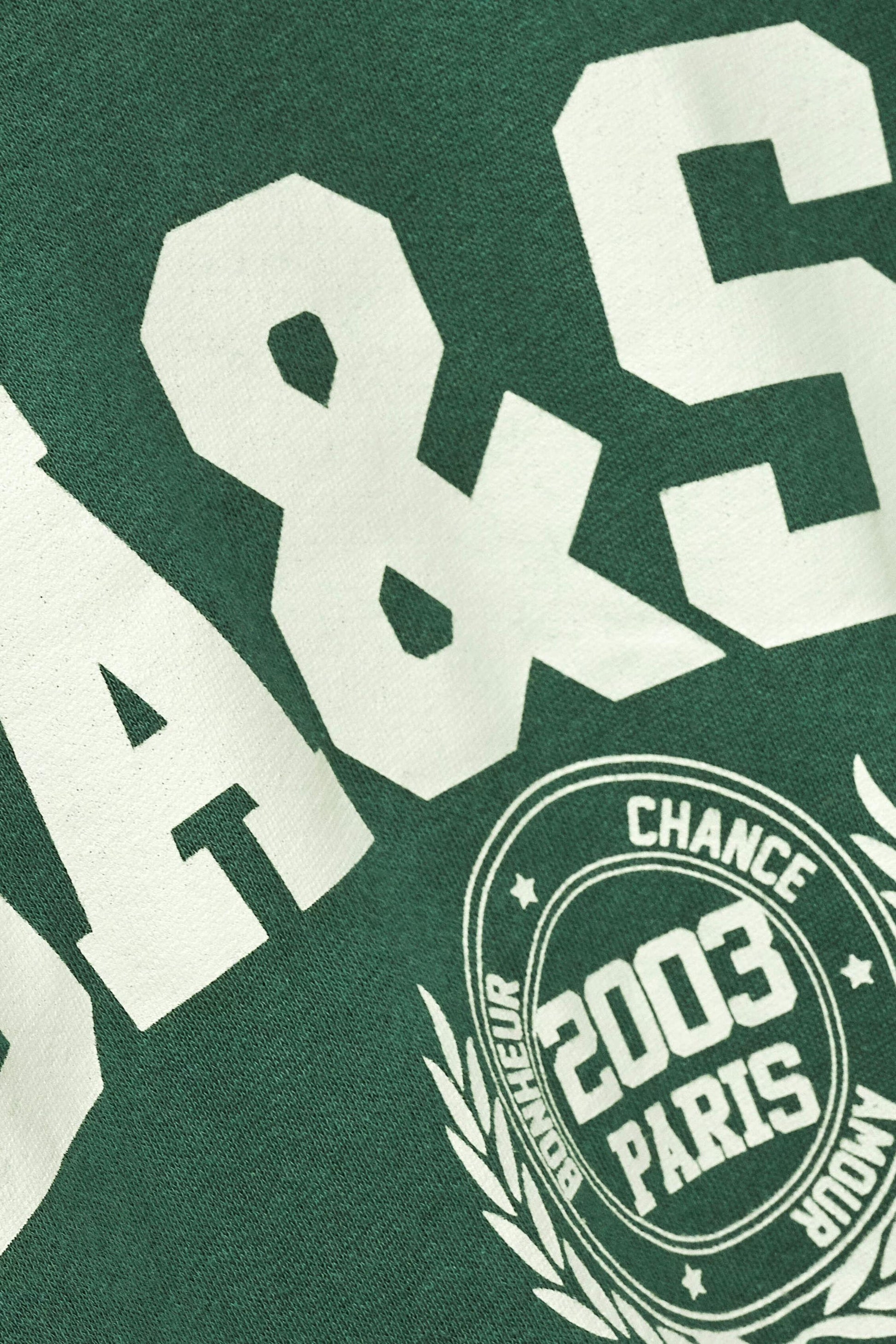 ba&sh Round-Neck Sweatshirt Fenja Green