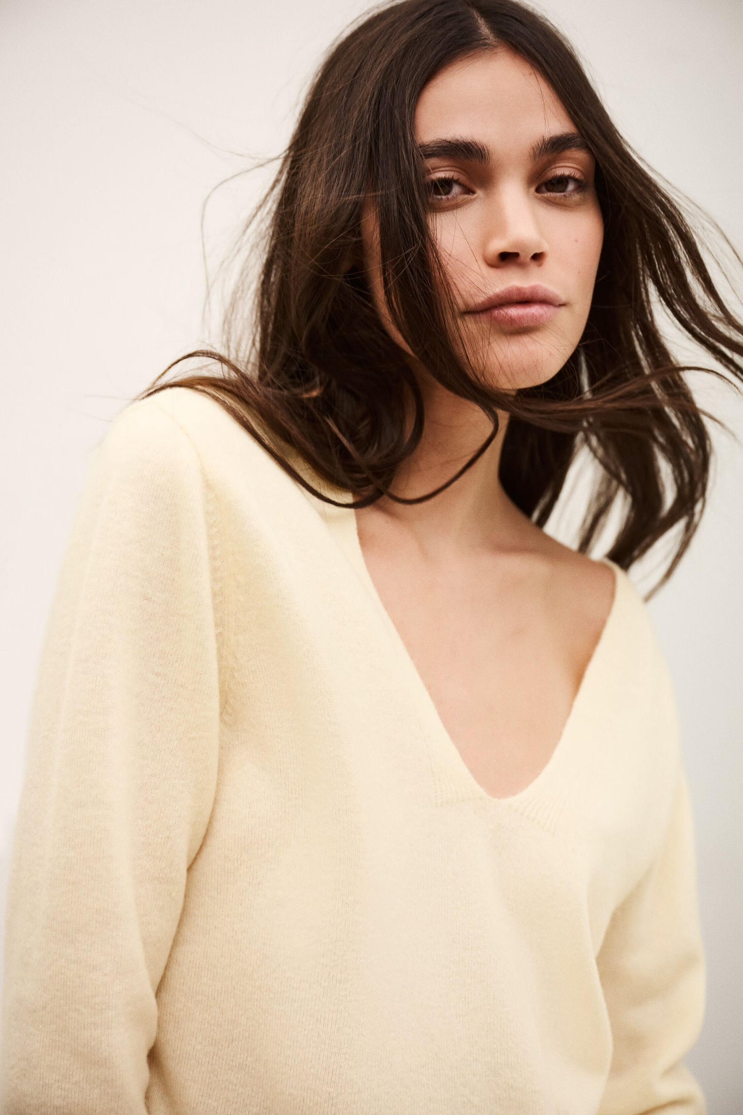 ba&sh Timeless Wool Sweater Sollene Yellow