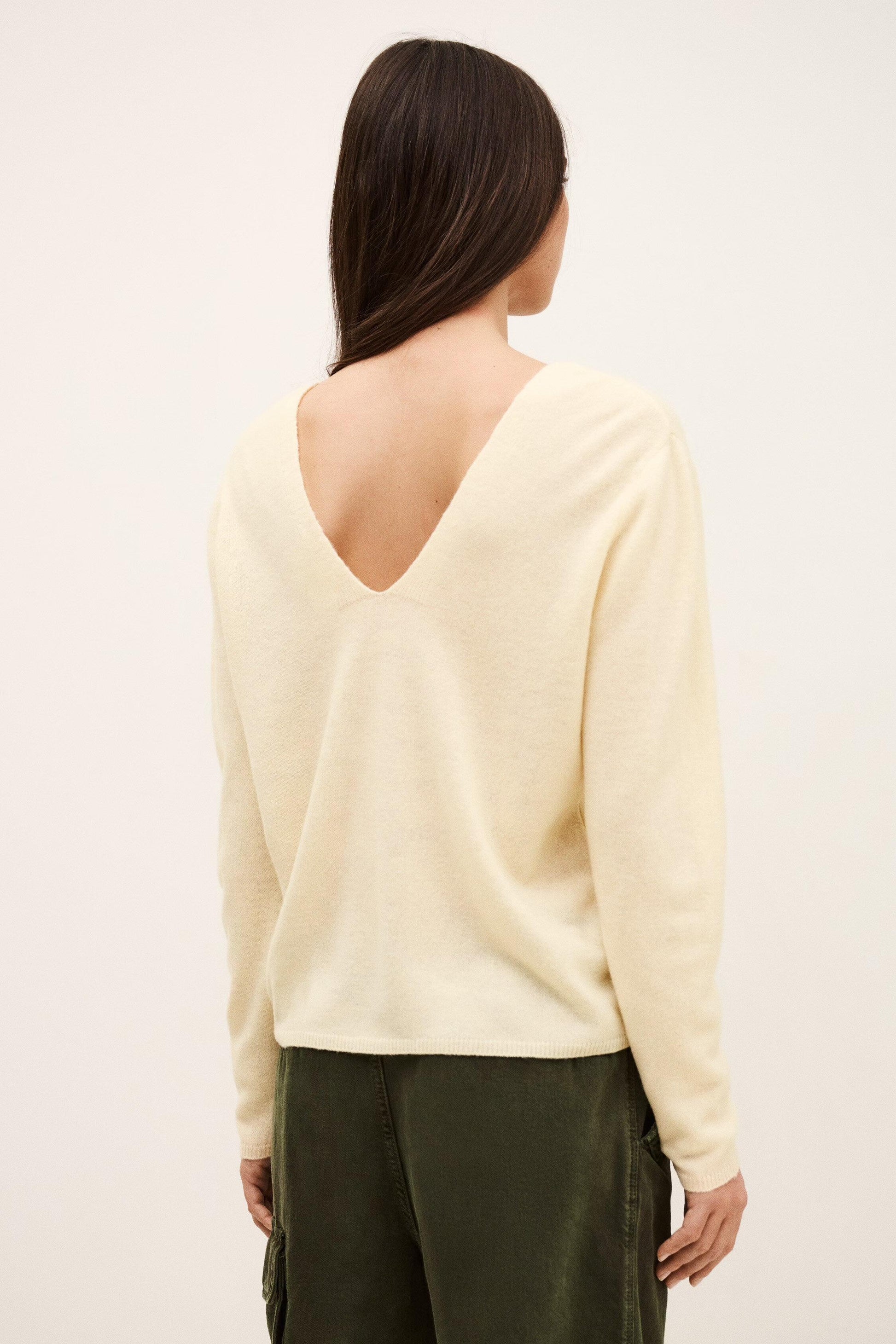 ba&sh Timeless Wool Sweater Sollene Yellow