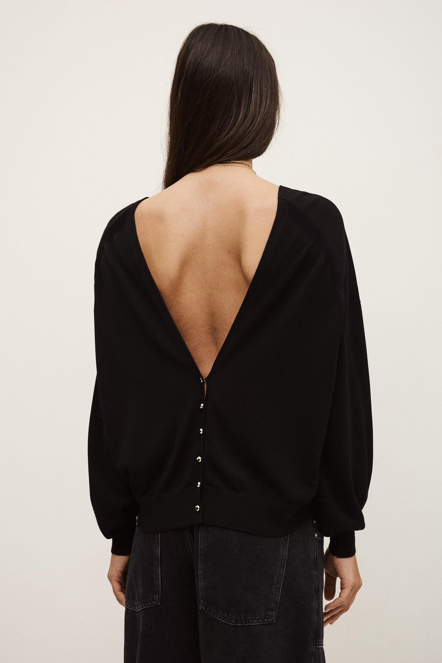 ba&sh Jumper Brenda Black