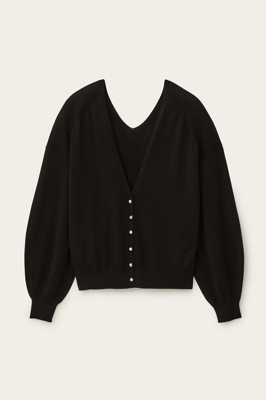 ba&sh Jumper Brenda Black