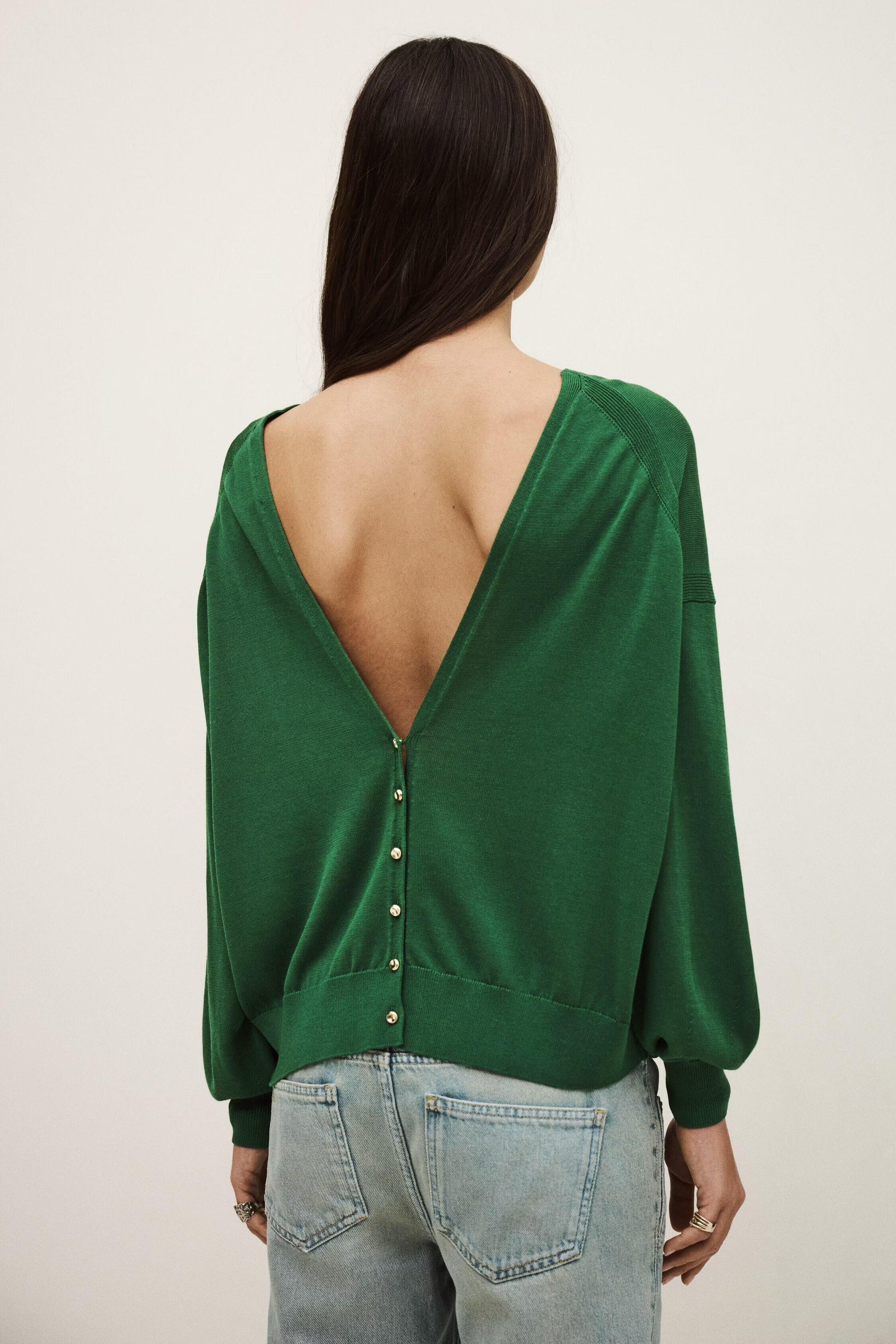 ba&sh Jumper Brenda Green