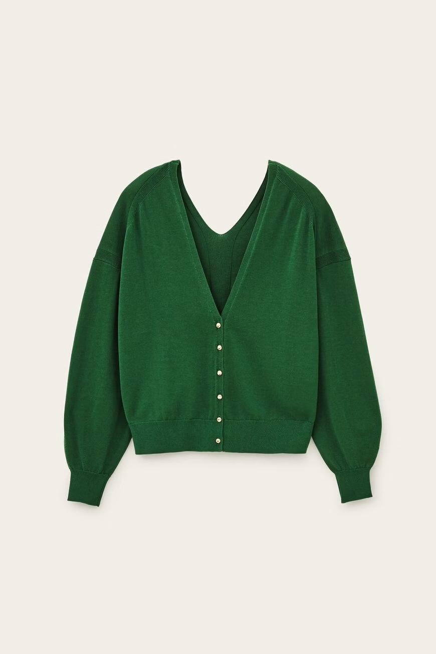 ba&sh Jumper Brenda Green